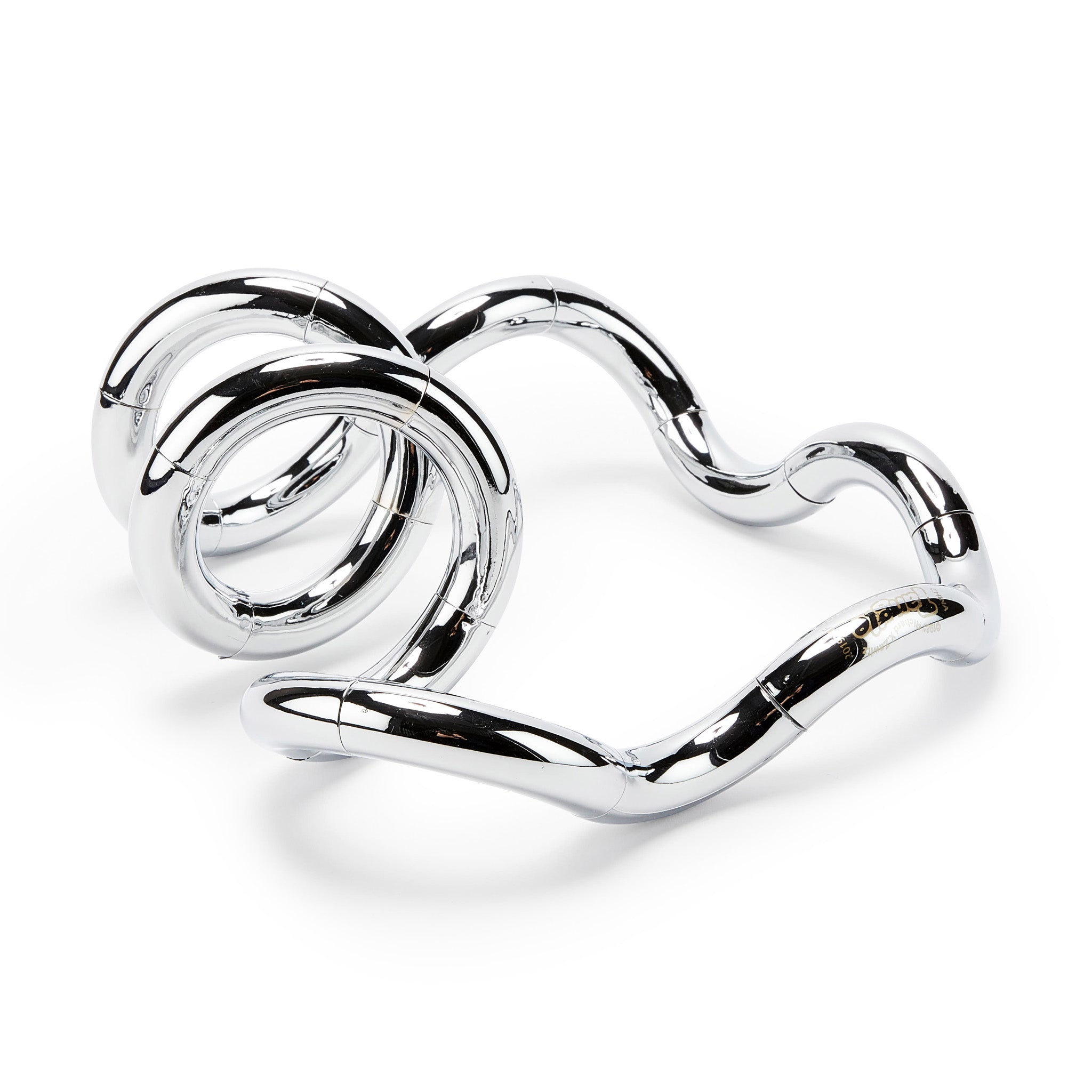 Tangle Chrome Sculpture Toy - Small Desk Decor