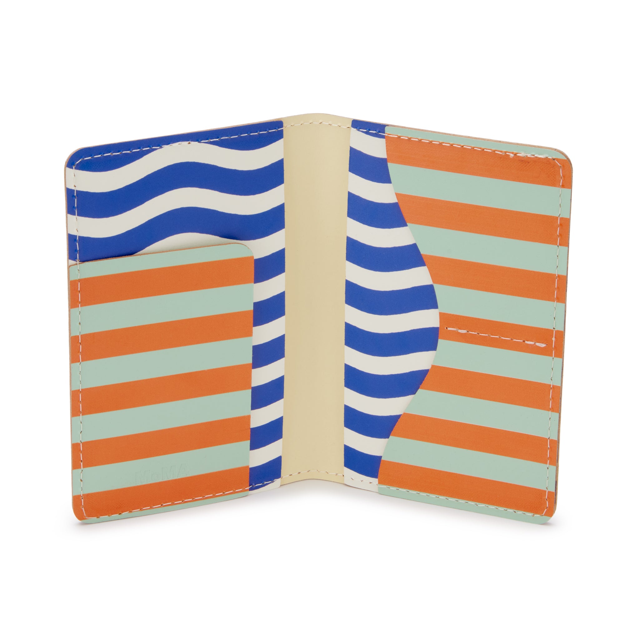Dusen Dusen Eco-Friendly Recycled Leather Passport Holder - Sand