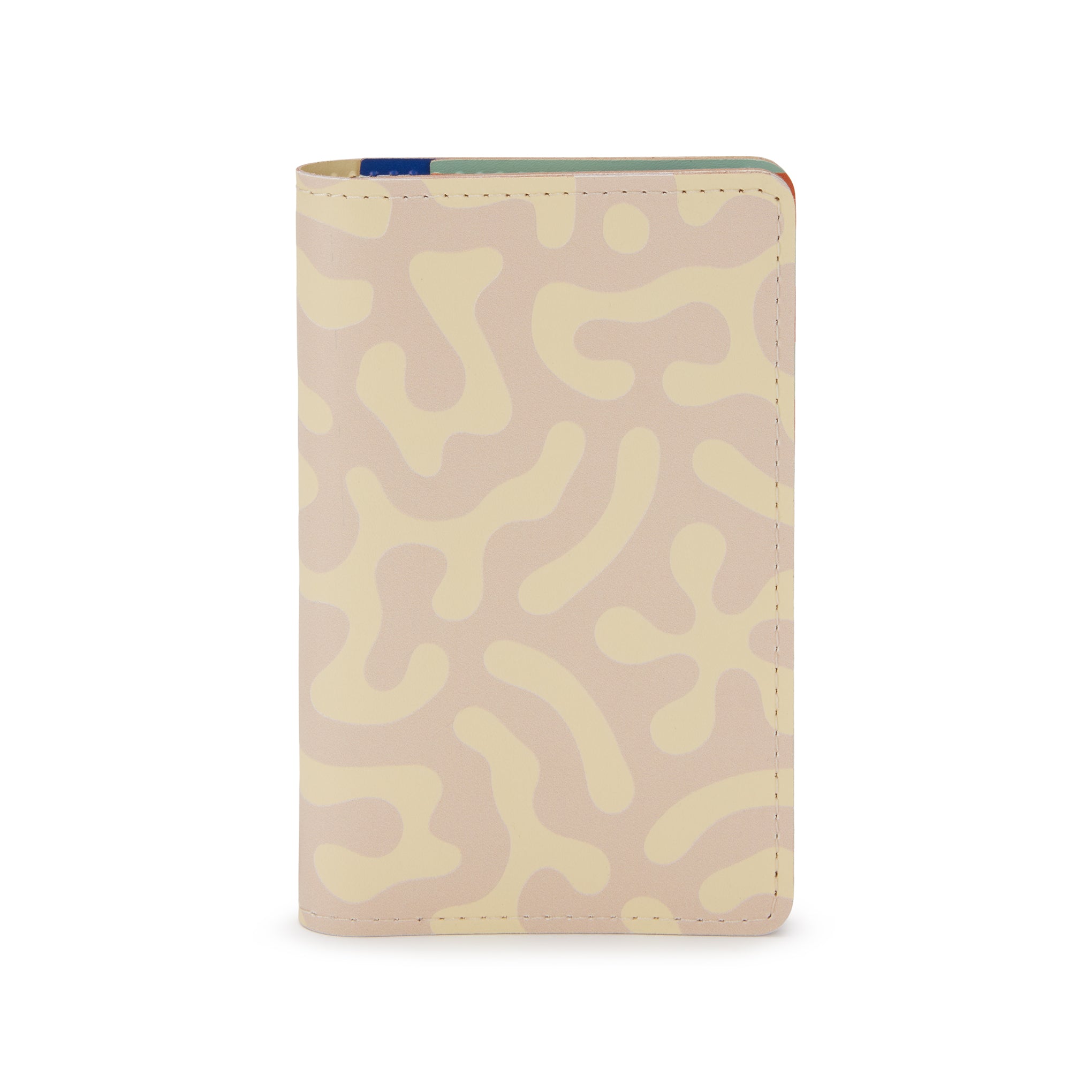 Dusen Dusen Eco-Friendly Recycled Leather Passport Holder - Sand