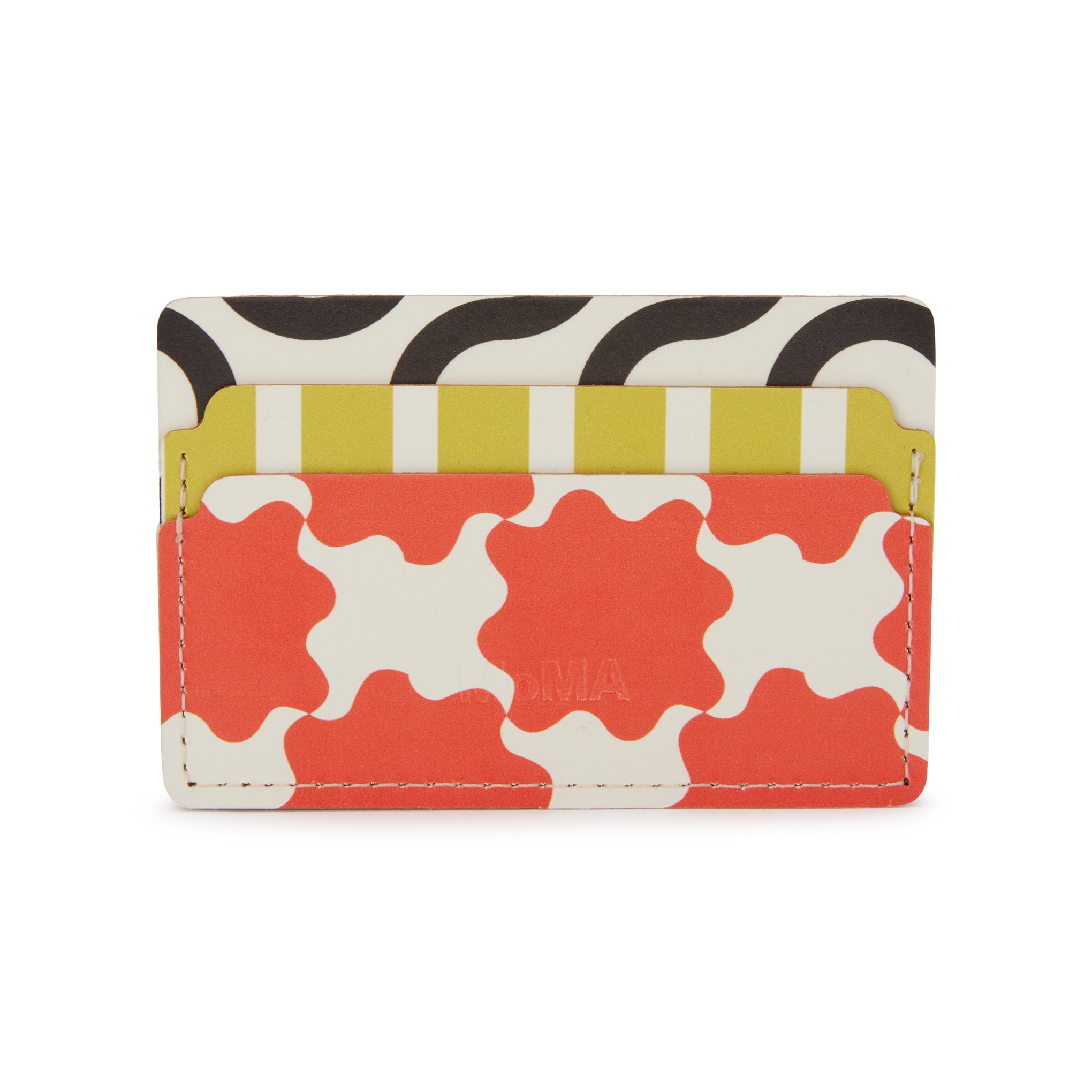 Dusen Dusen Arc Recycled Leather Card Holder for Travel