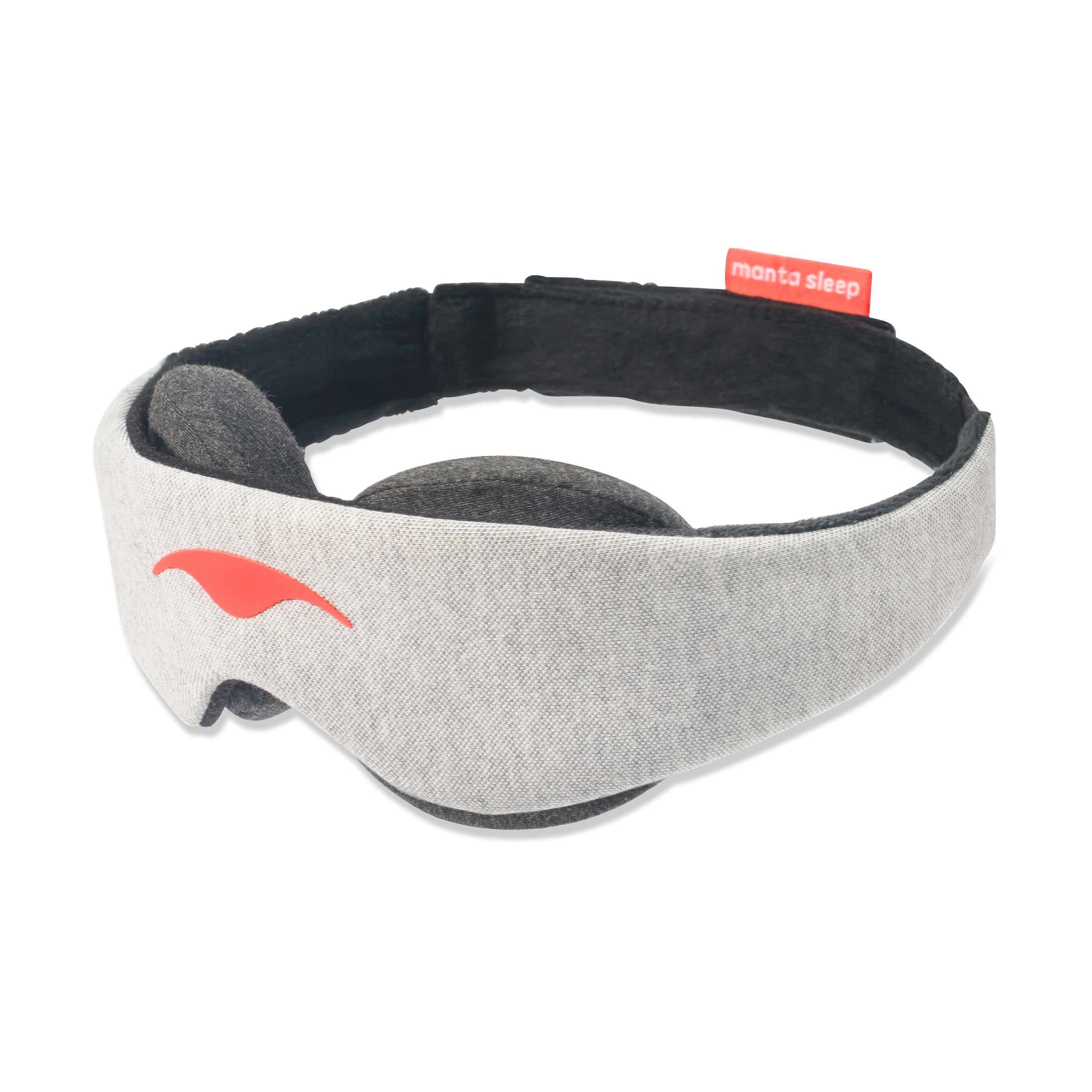Manta Sleep Mask - 100% Blackout, Adjustable & Comfortable for Travel