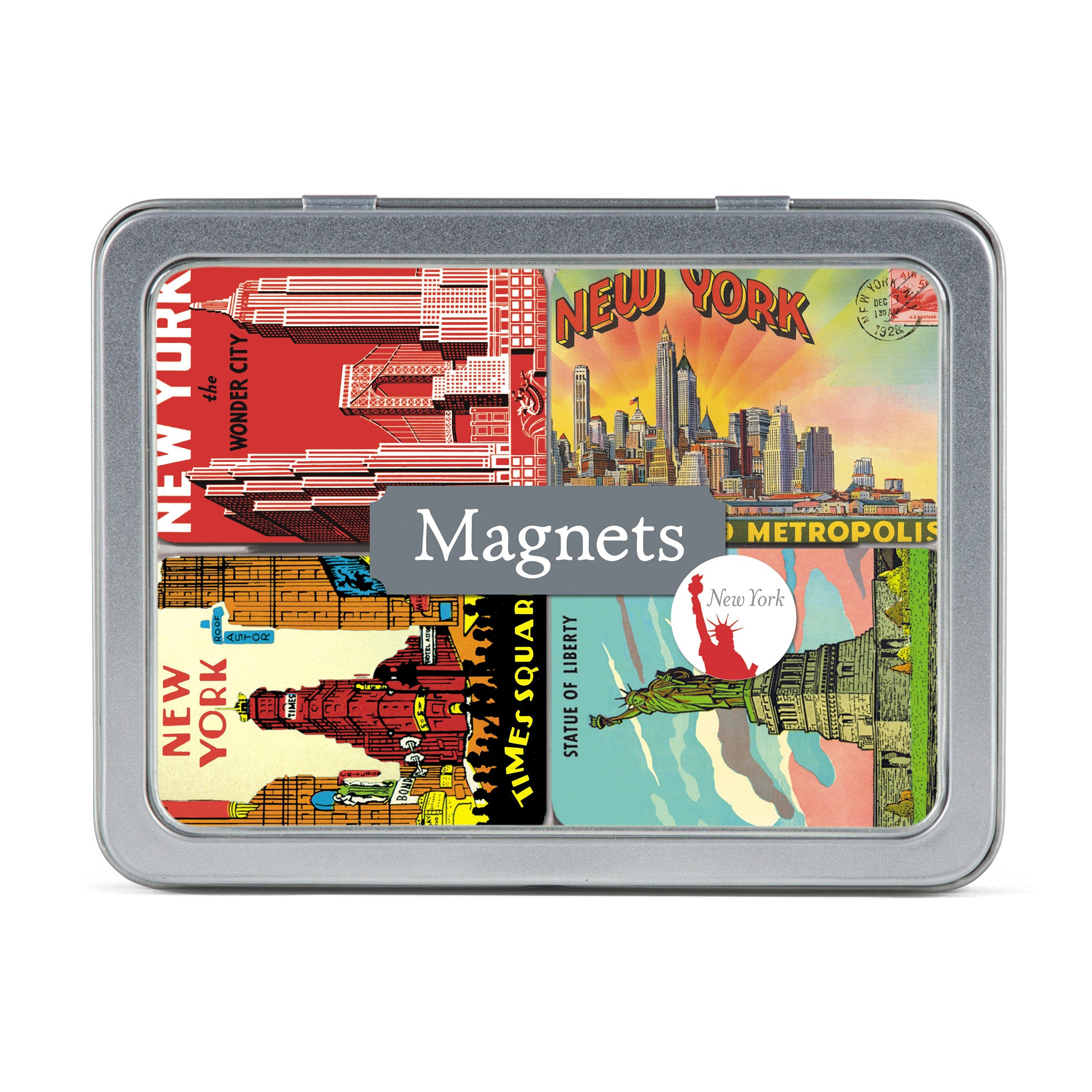 Vintage New York City Fridge Magnets - Set of 24