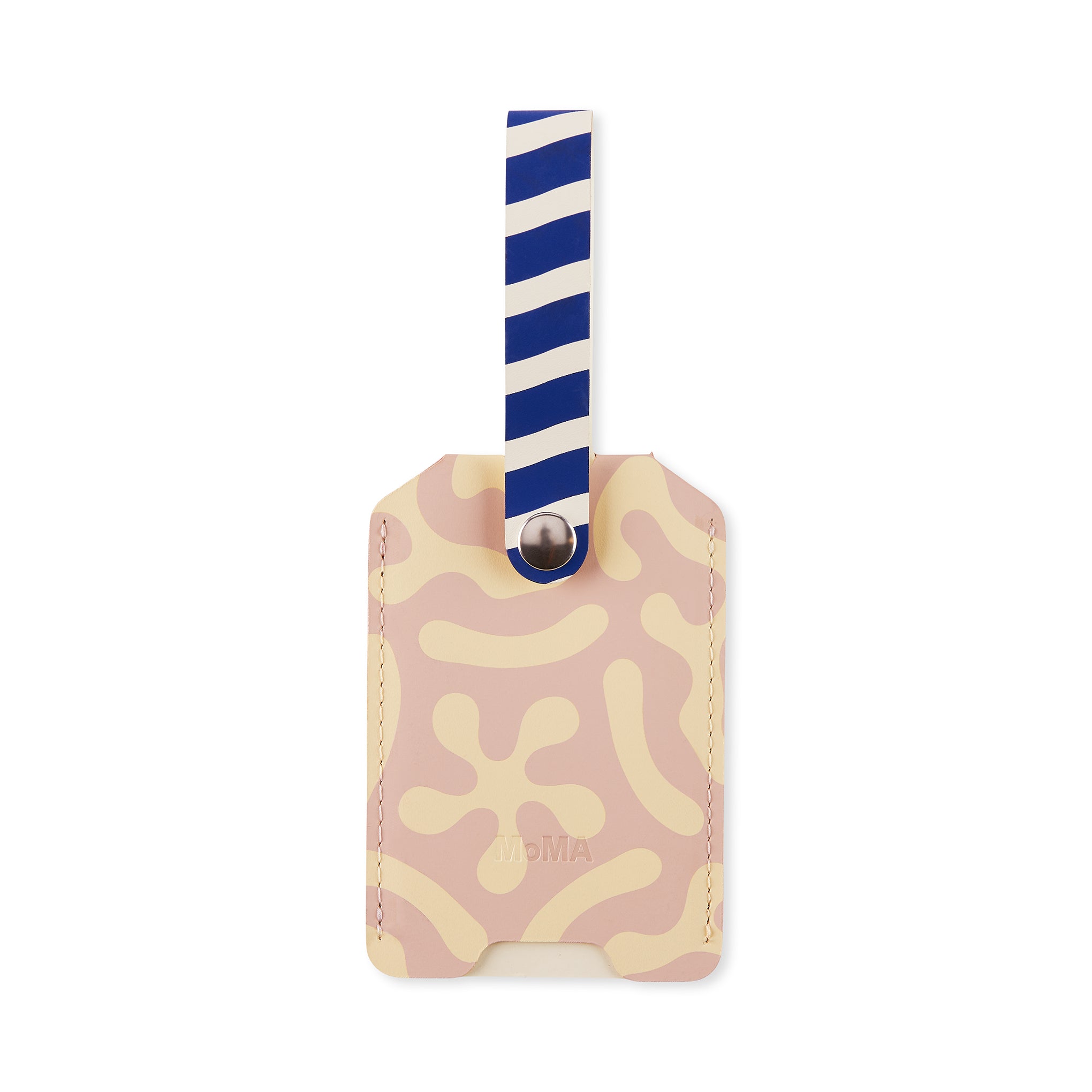 Dusen Dusen Recycled Leather Luggage Tag - Sand Travel Accessory