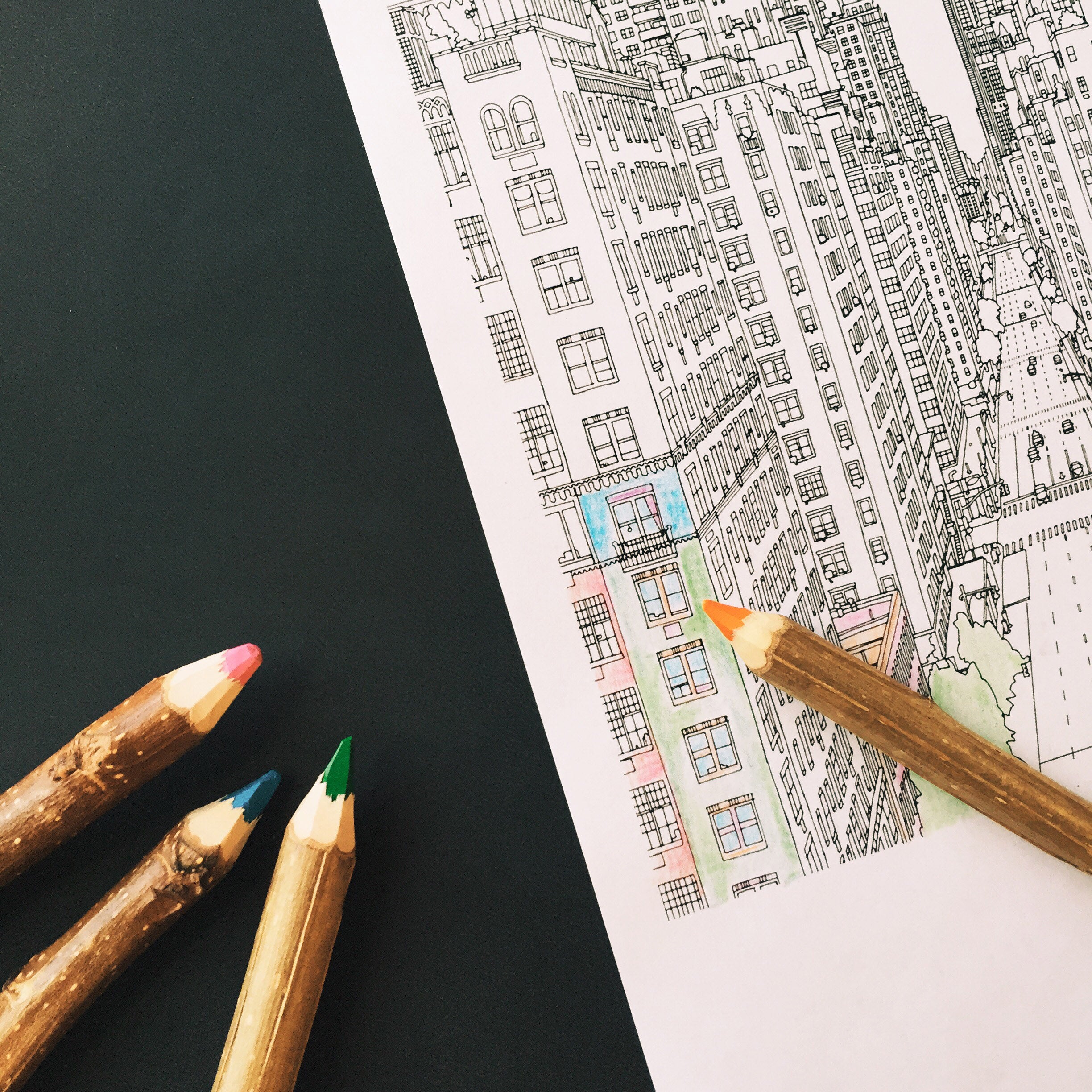 Fantastic Cities Adult Coloring Book - Steve McDonald Paperback