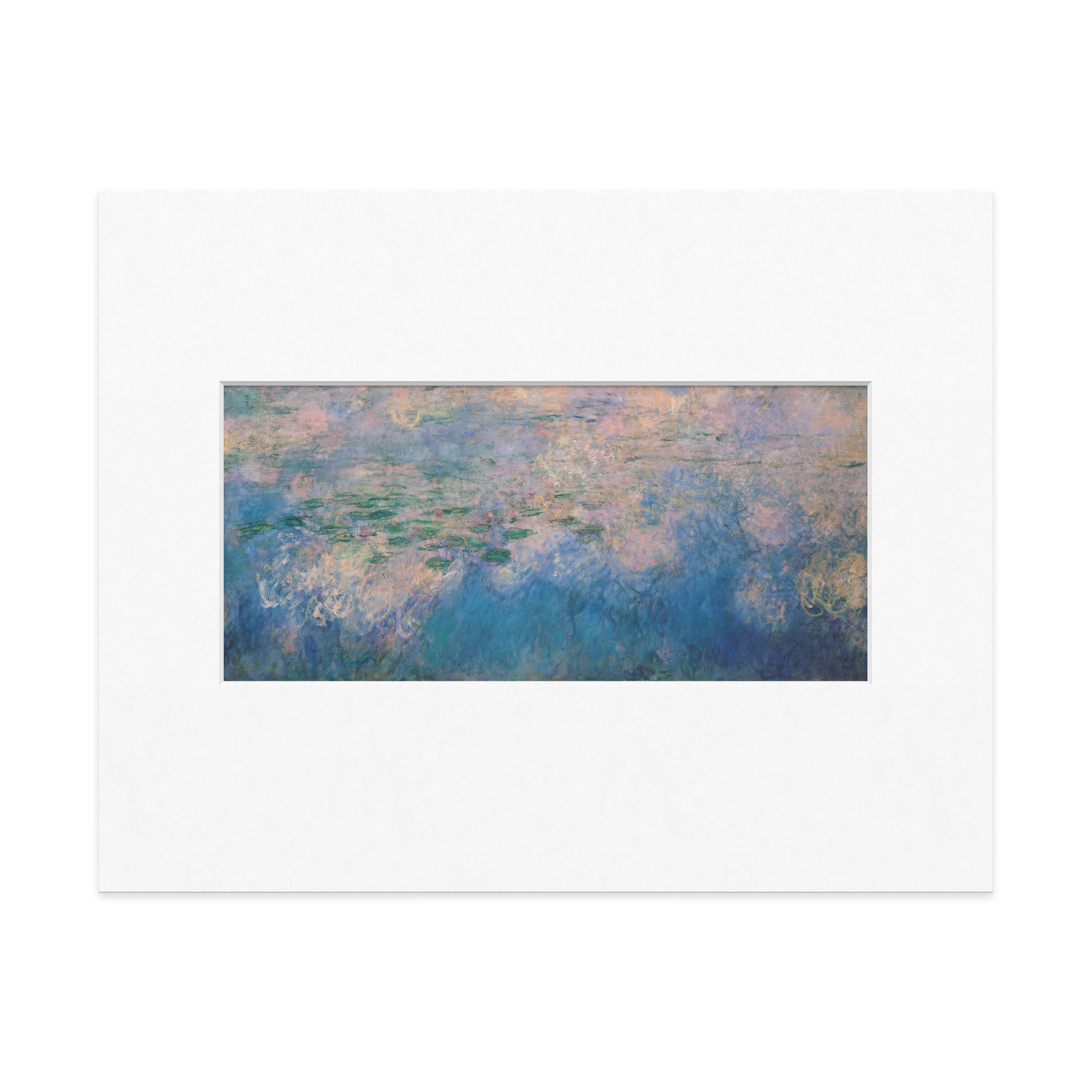 Claude Monet Water Lilies Panel 2 Art Print - High-Quality Reproduction