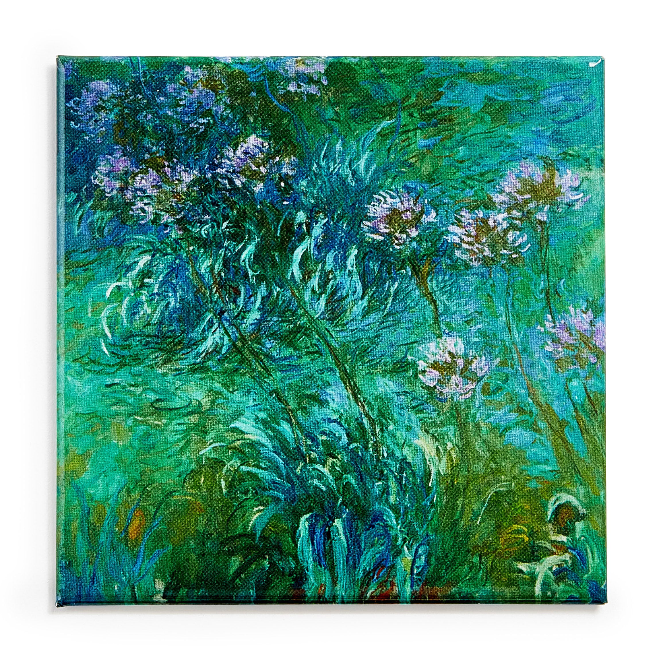 Claude Monet Agapanthus Art Magnet - Laminated MoMA Collection