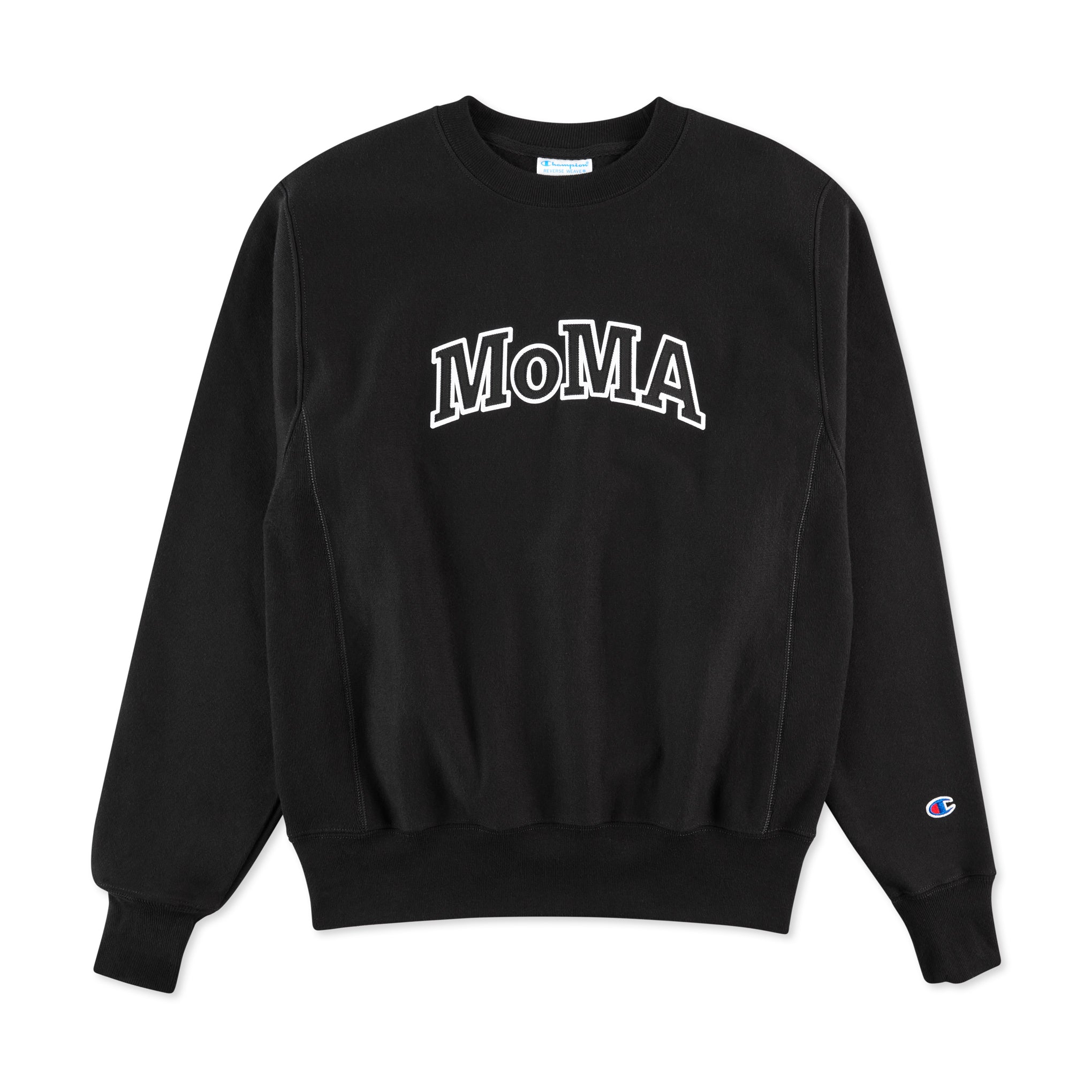 Champion MoMA Black Crewneck Sweatshirt - Reverse Weave