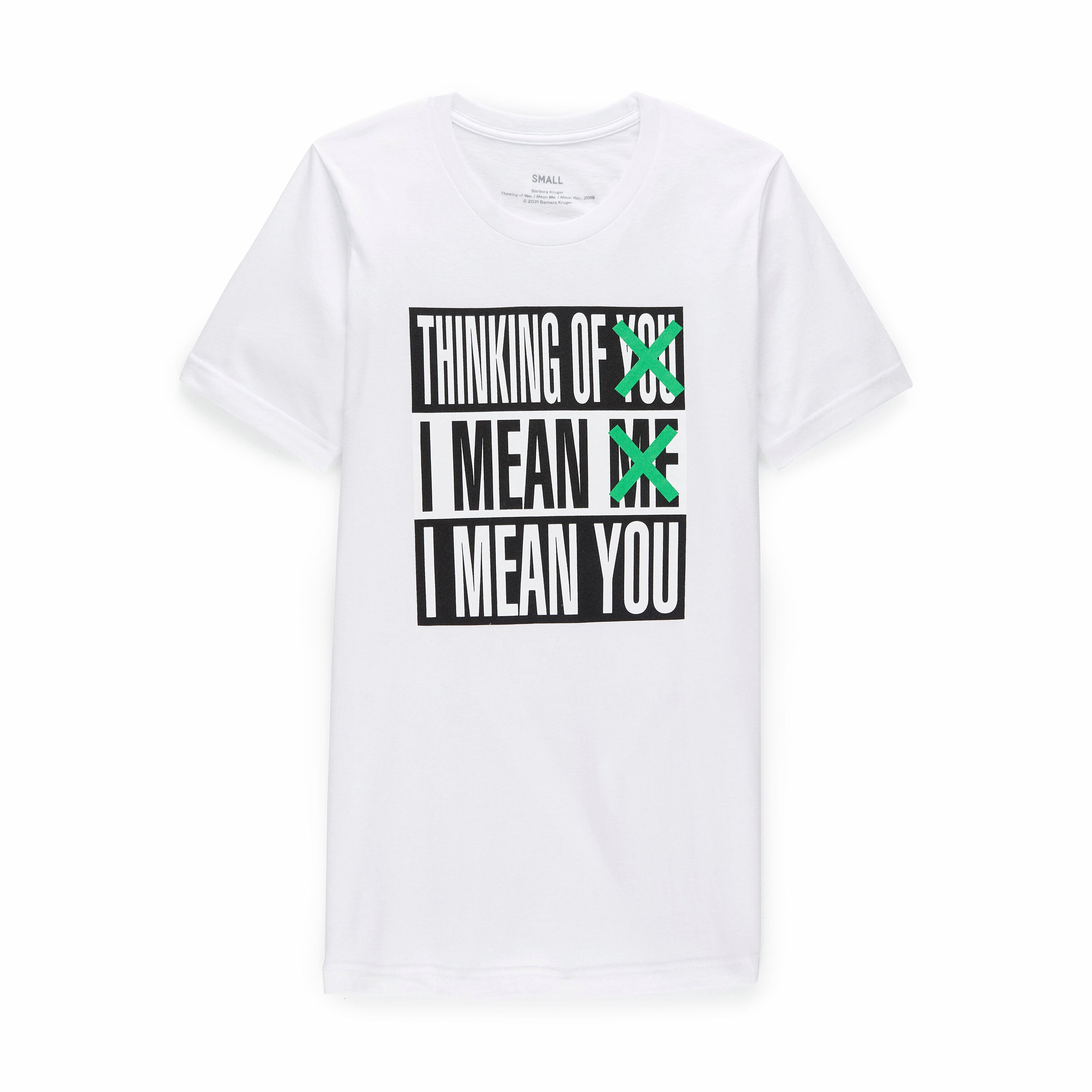 Barbara Kruger Art Graphic Cotton T-Shirt