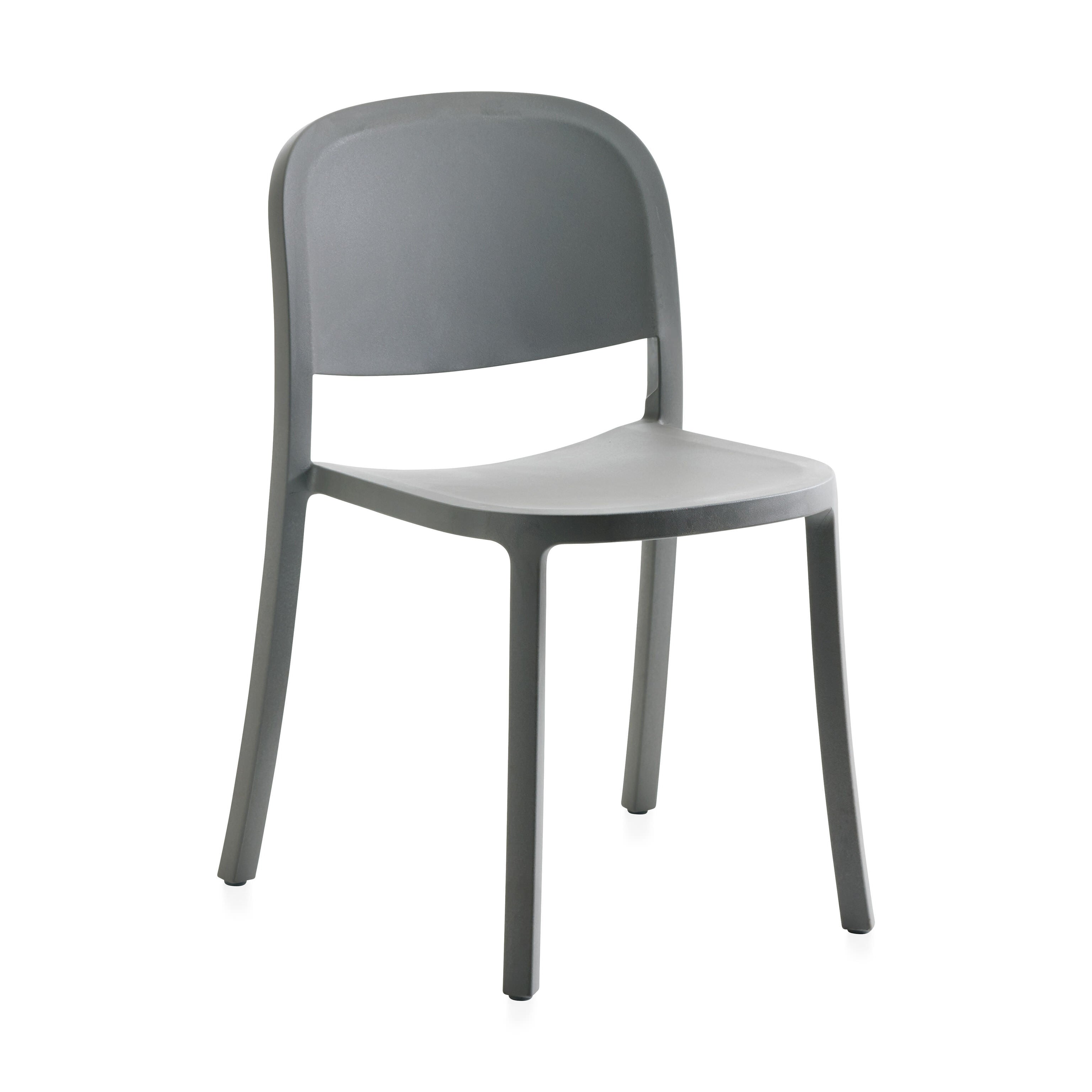 Emeco Reclaimed Stacking Chair - Light Grey Eco-Friendly Design