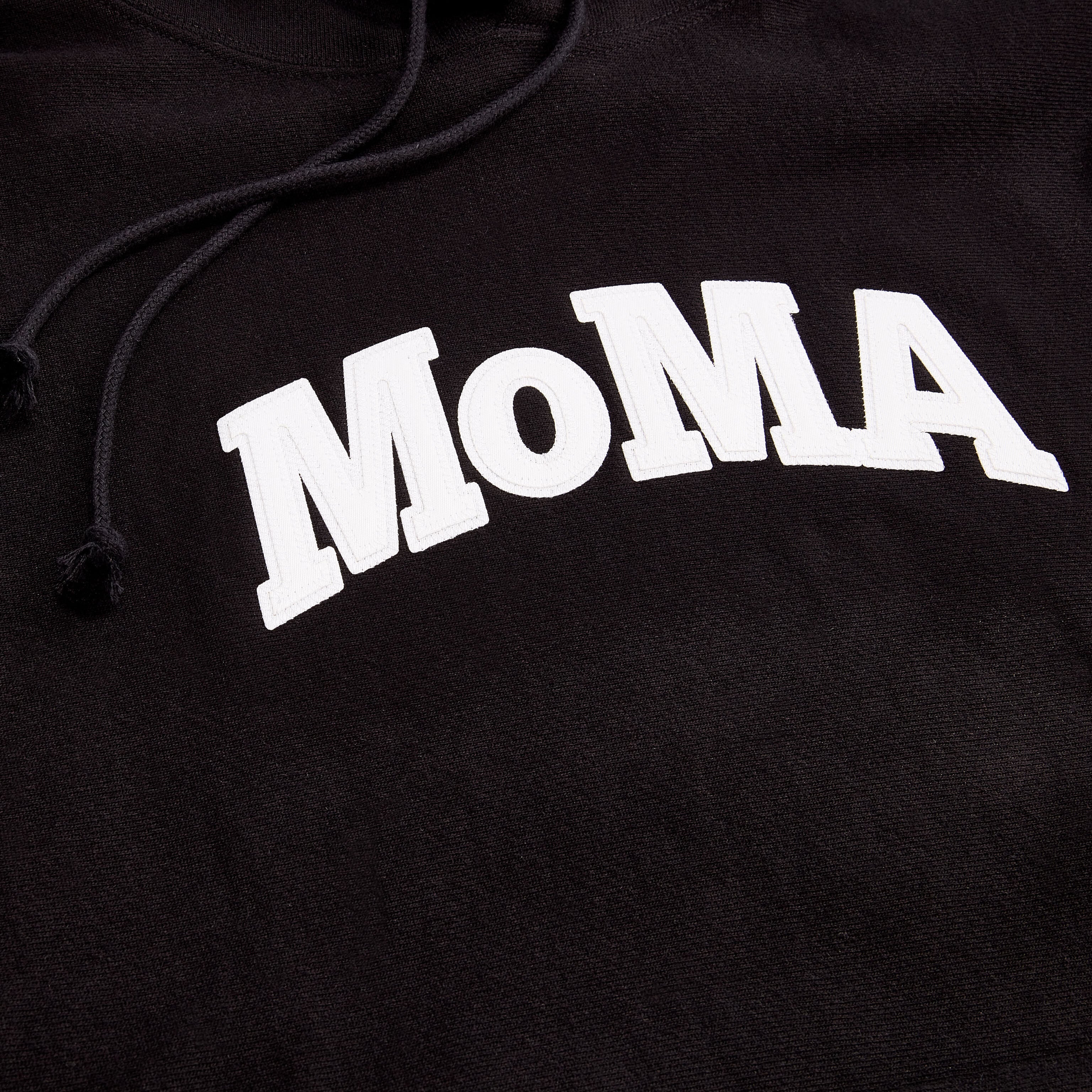 Champion MoMA Black Hoodie Sweatshirt - 1930s Style
