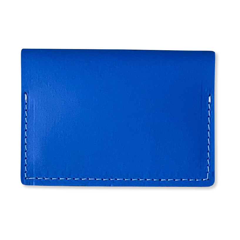 Eco-Friendly Recycled Leather Wallet by Primary - Blue/Red