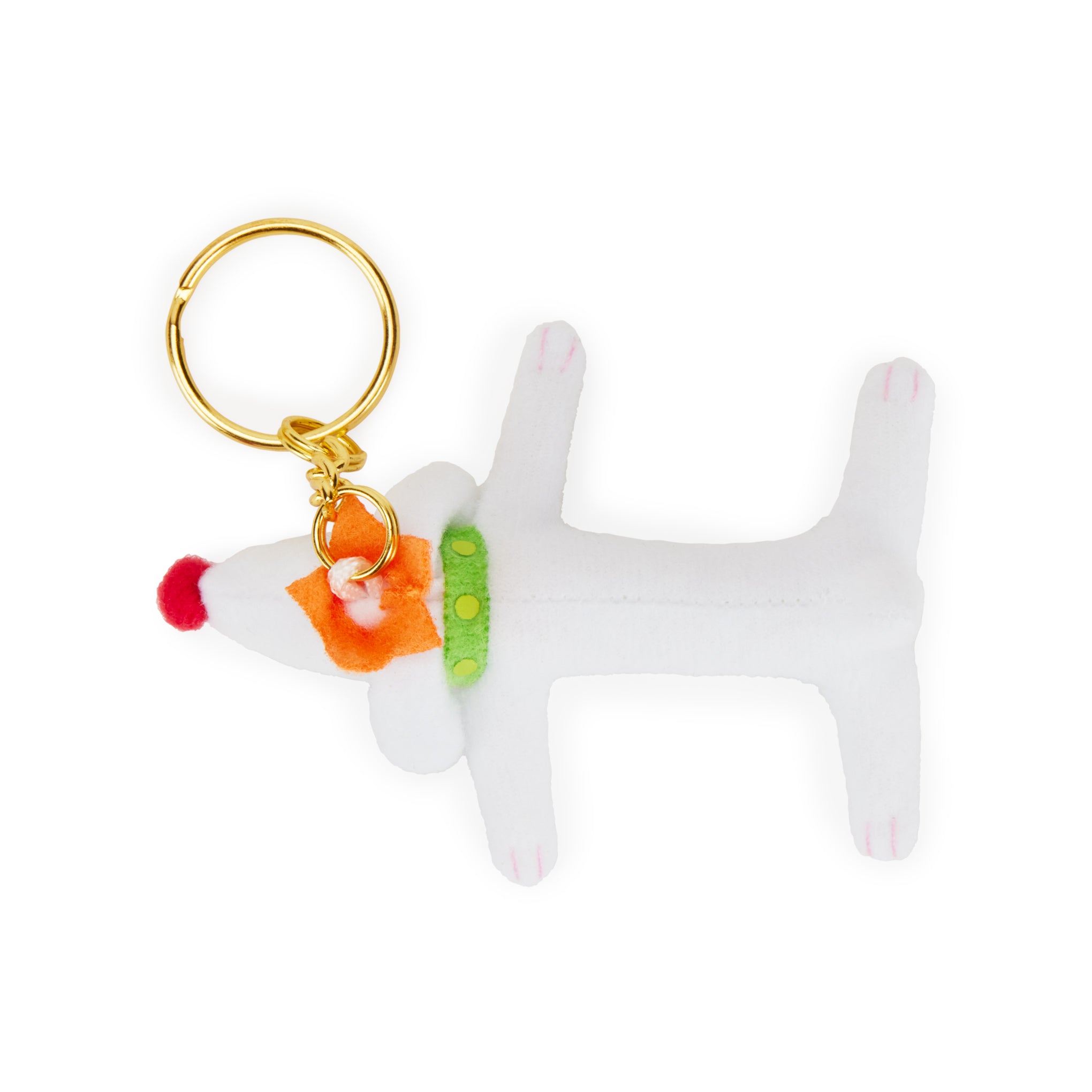 Yoshitomo Nara Plush Keychain – Cute Dog Keyring Charm