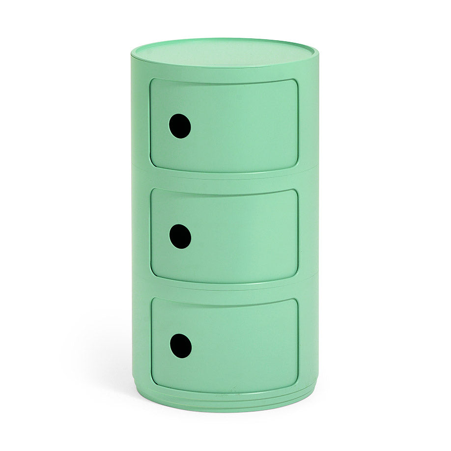 Kartell Bio Componibili 3-Tier Eco-Friendly Storage Unit - Green