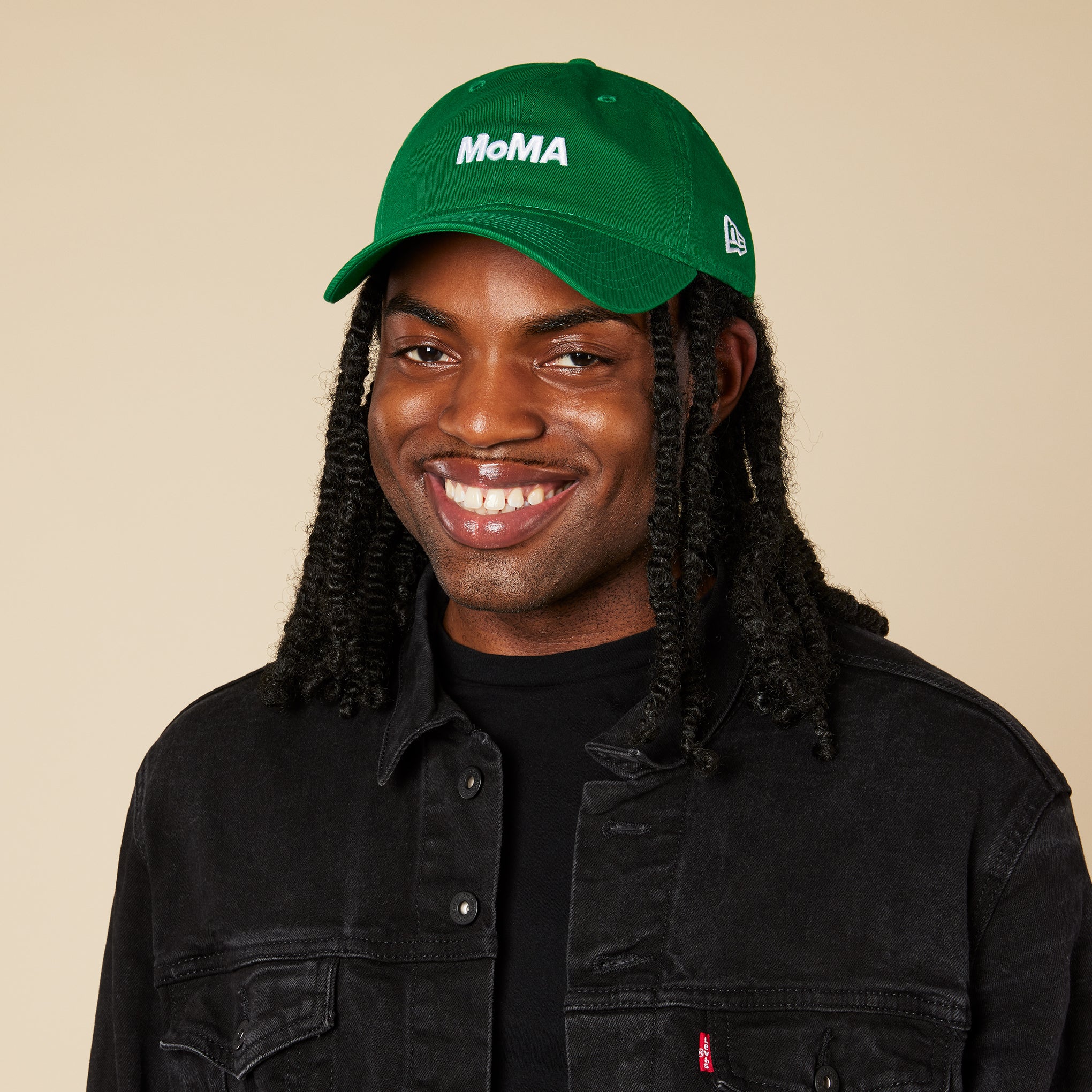 MoMA Kelly Green Cotton Baseball Cap by New Era
