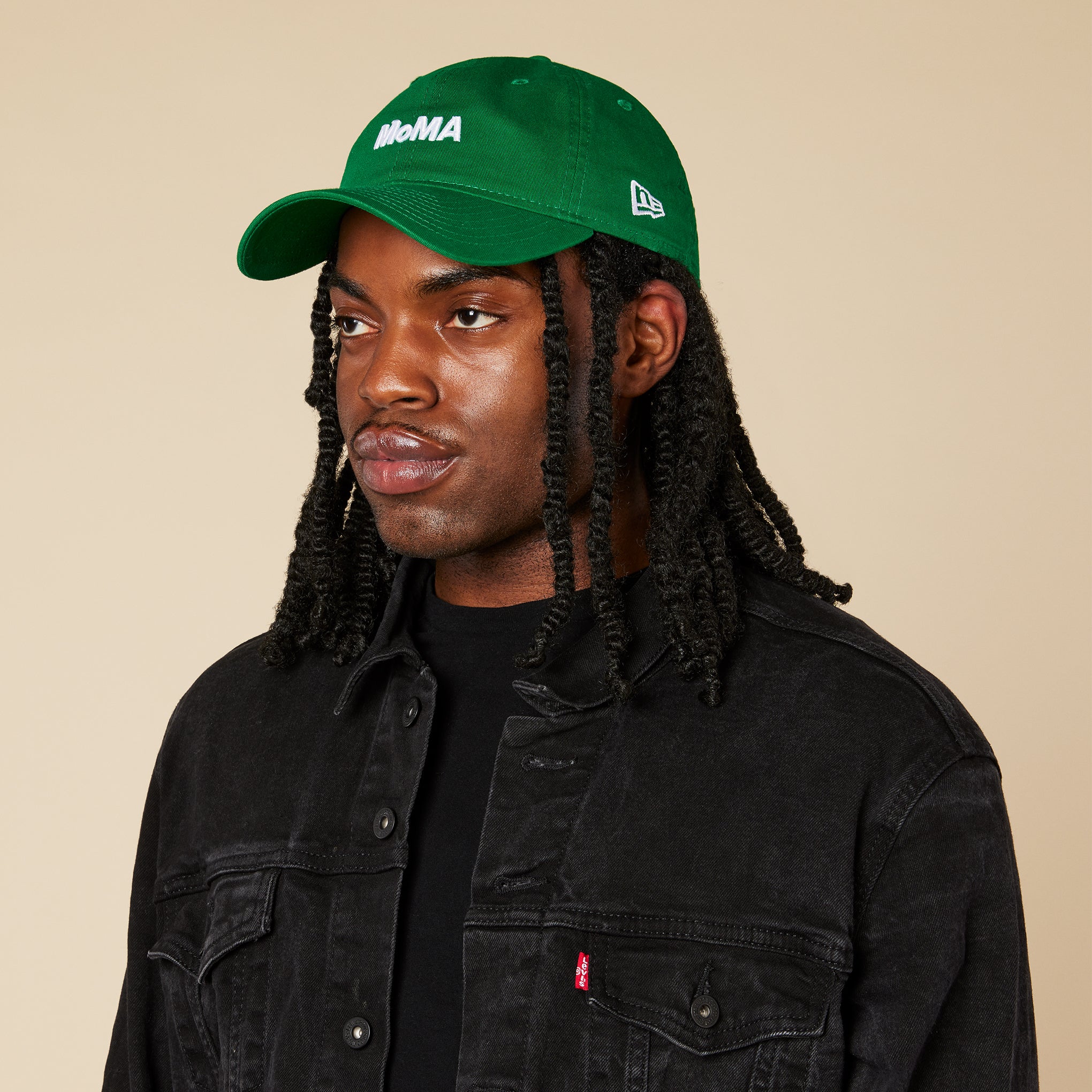 MoMA Kelly Green Cotton Baseball Cap by New Era