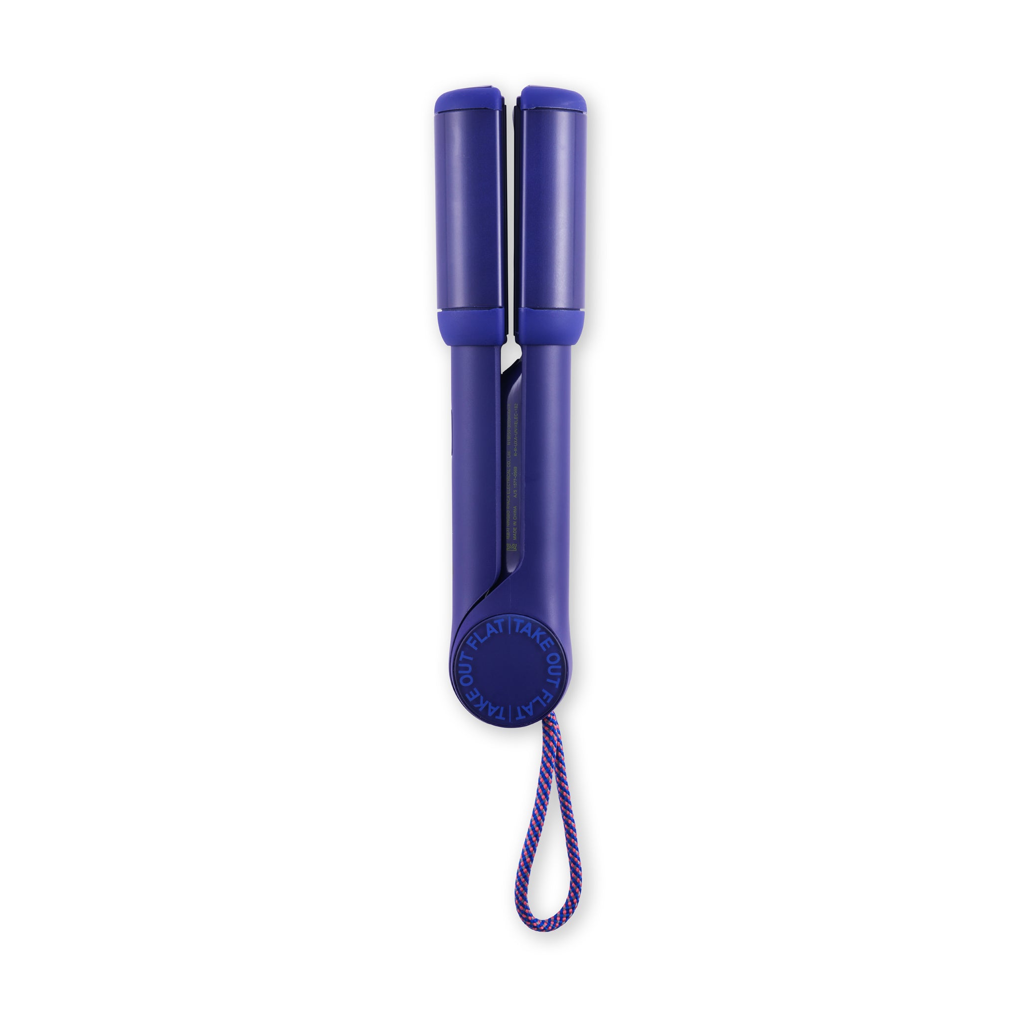 Wireless Ceramic Hair Styler - Compact Travel-Friendly Navy