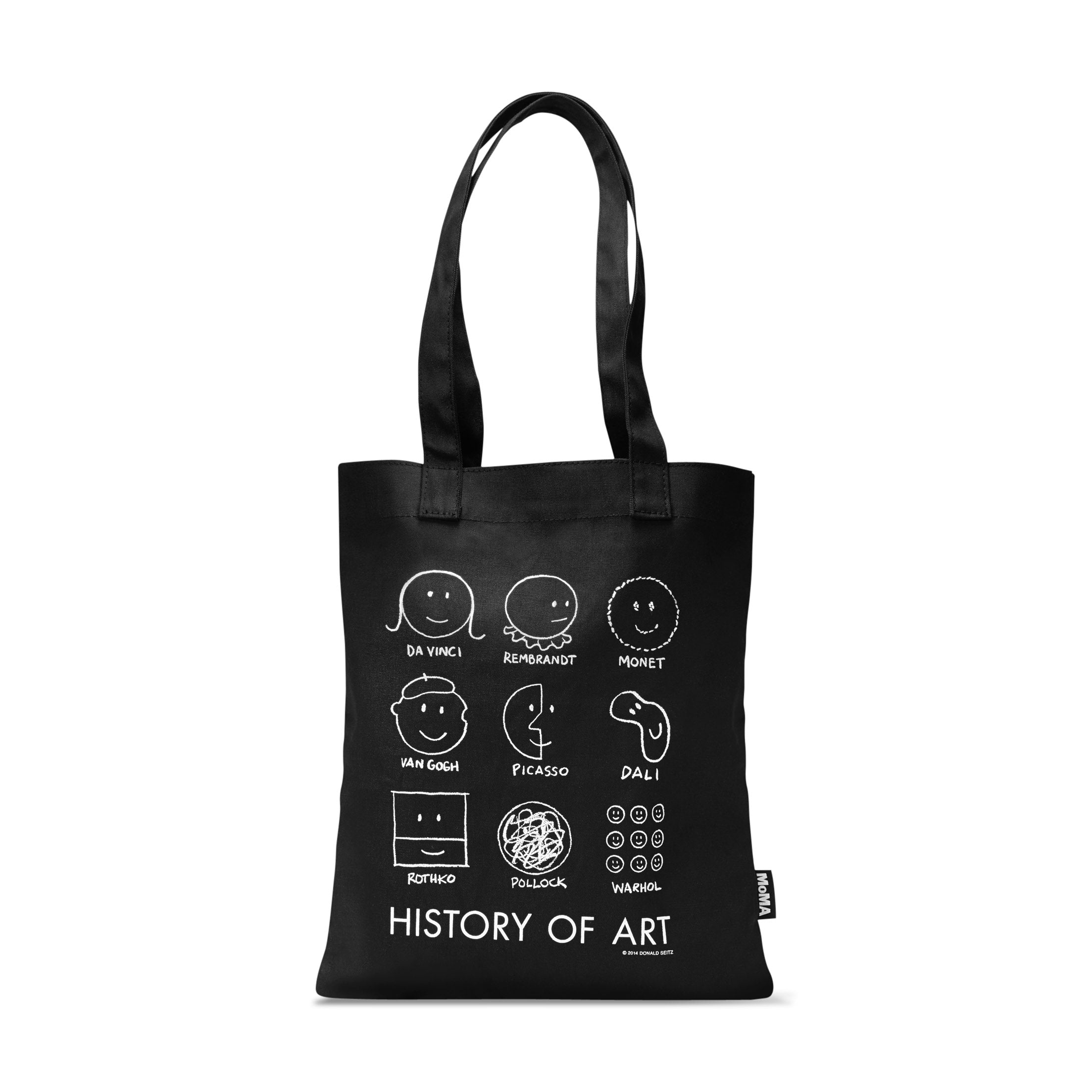 Art History Tote Bag with Famous Artist Designs – Cotton Museum Gift