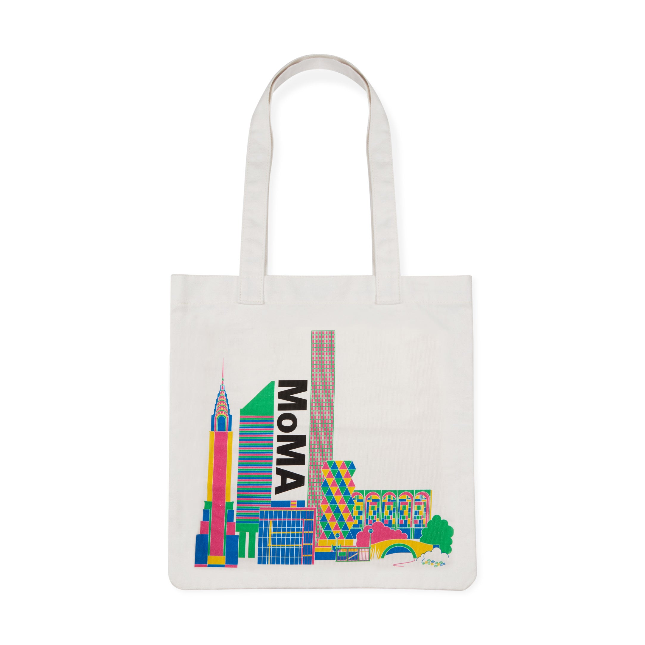 MoMA NYC Skyline Cotton Tote Bag by Alexandra Palmowski