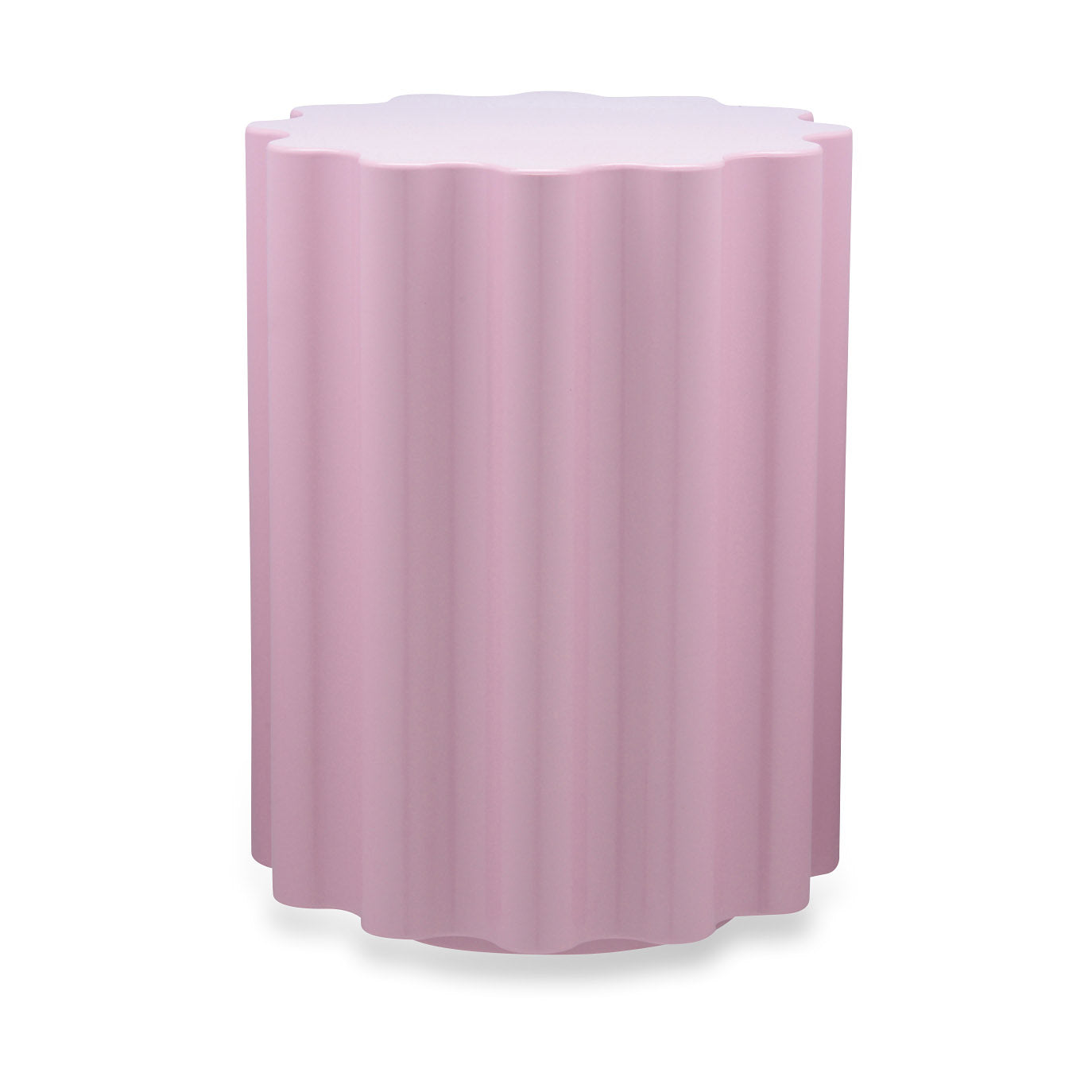 Kartell Pink Colonna Side Table for Indoor & Outdoor Use