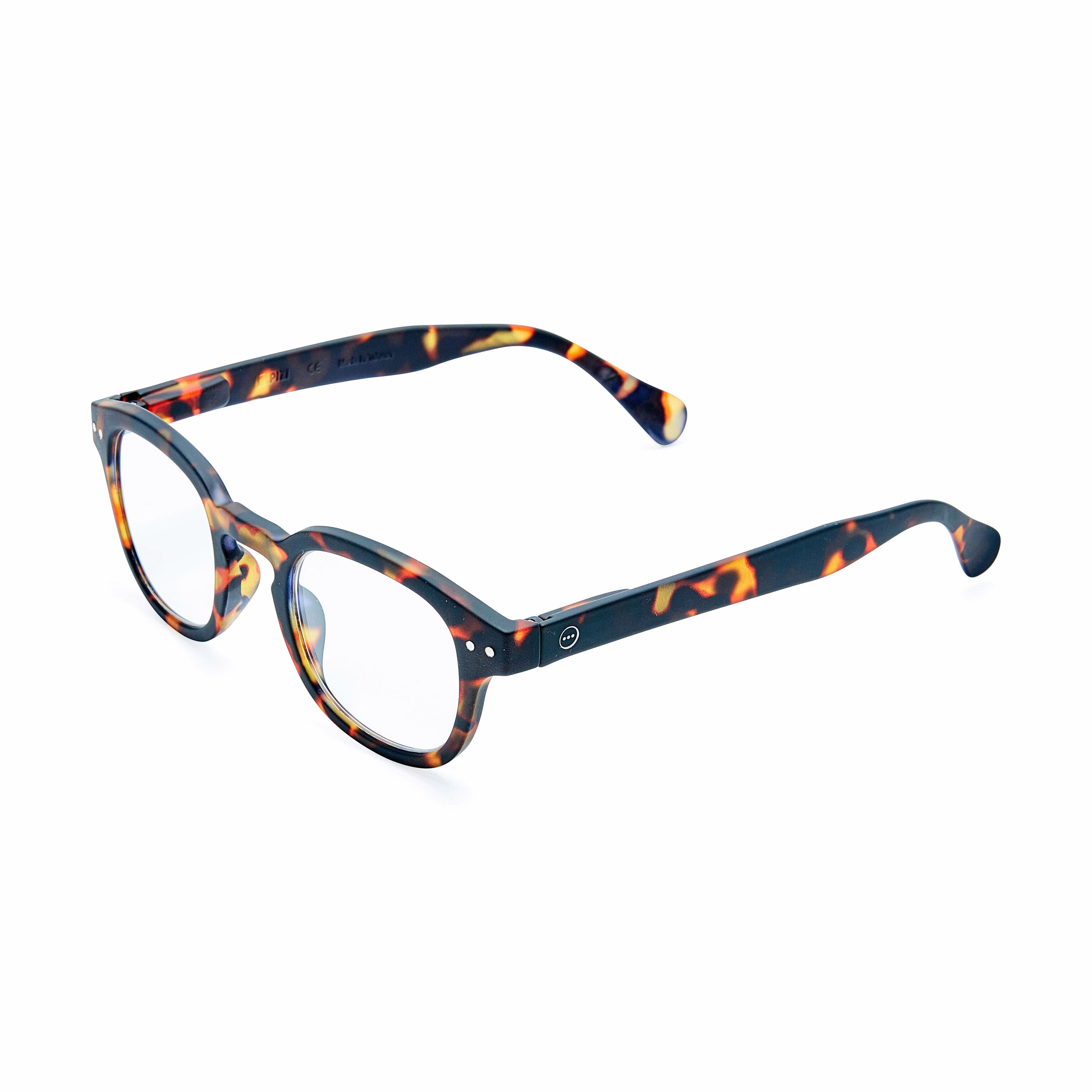 IZIPIZI Retro Reading Glasses #C - Tortoise Square Frames