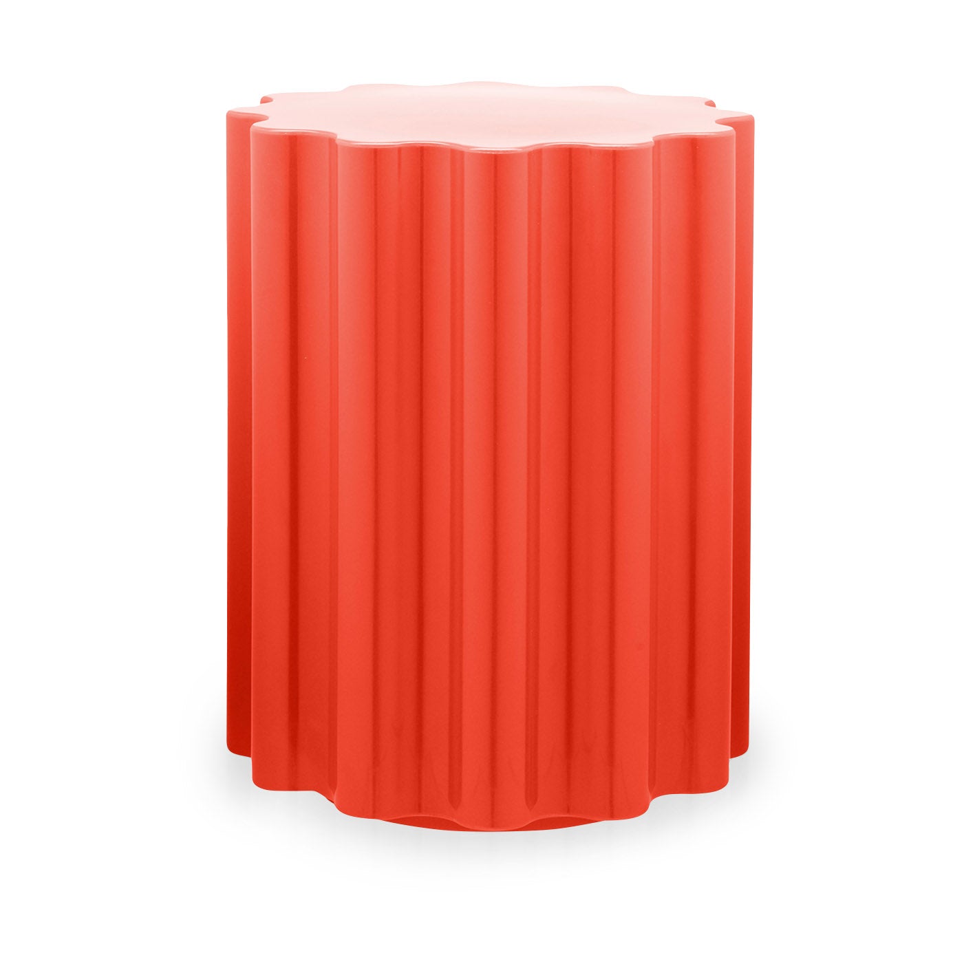 Kartell Colonna Red Side Table for Indoor & Outdoor Use