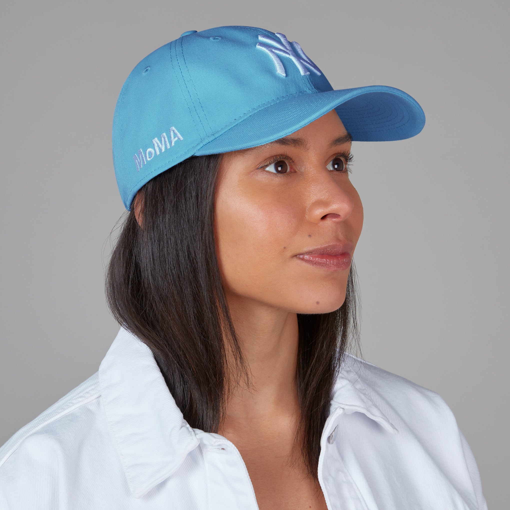 New Era Yankees Adjustable Baseball Cap - Pastel Blue | MoMA Exclusive