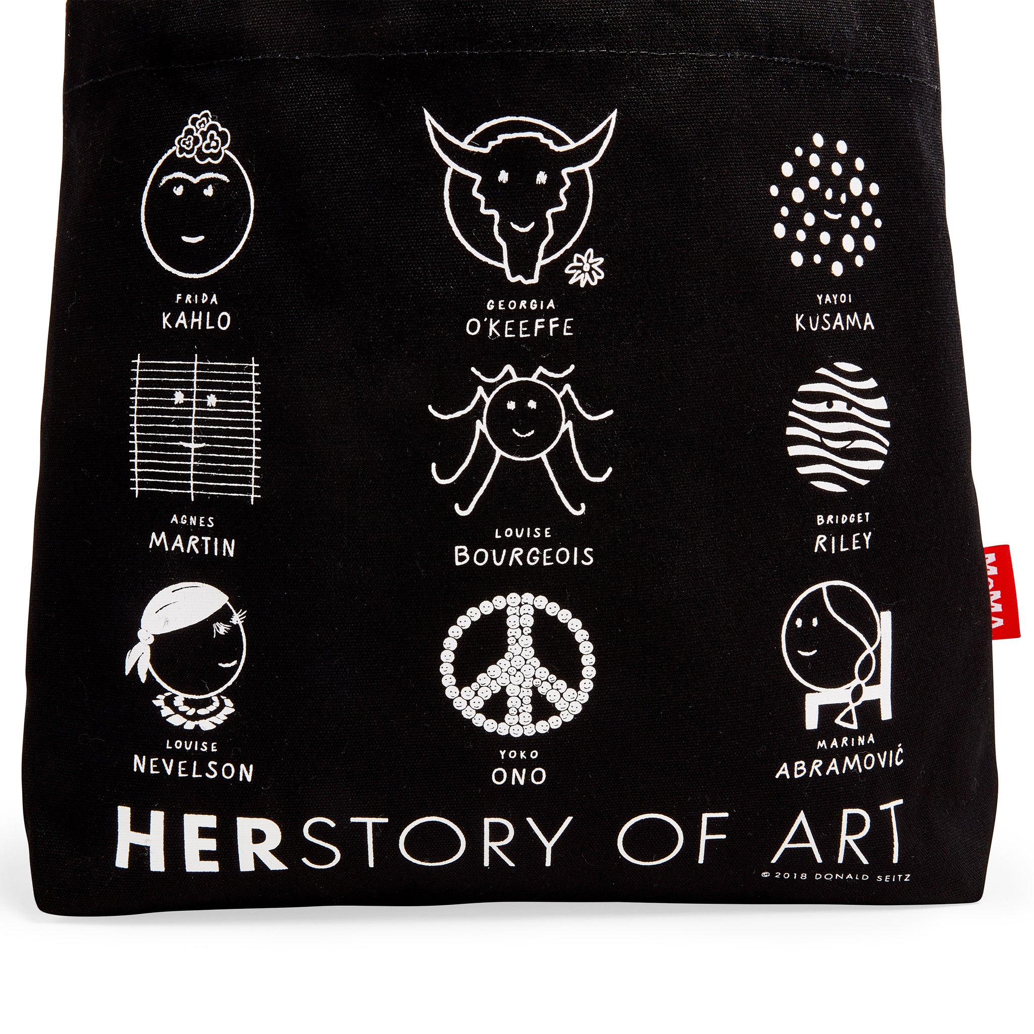 Women Artists Tote Bag - Cotton Canvas with Famous Female Artist Designs