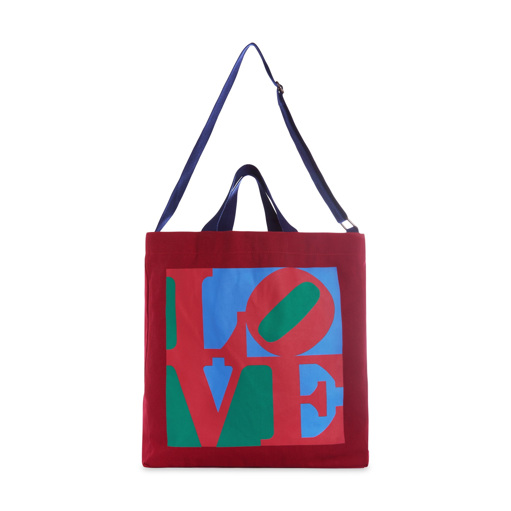 Robert Indiana LOVE Canvas Crossbody Tote Bag