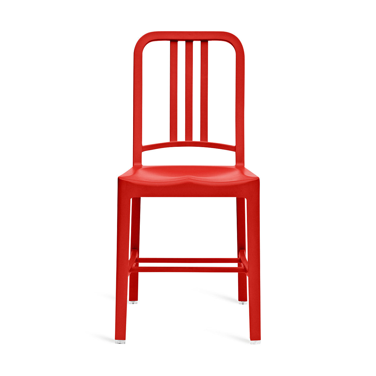 Emeco 111 Navy Chair - Recycled Plastic Red Indoor/Outdoor Seating