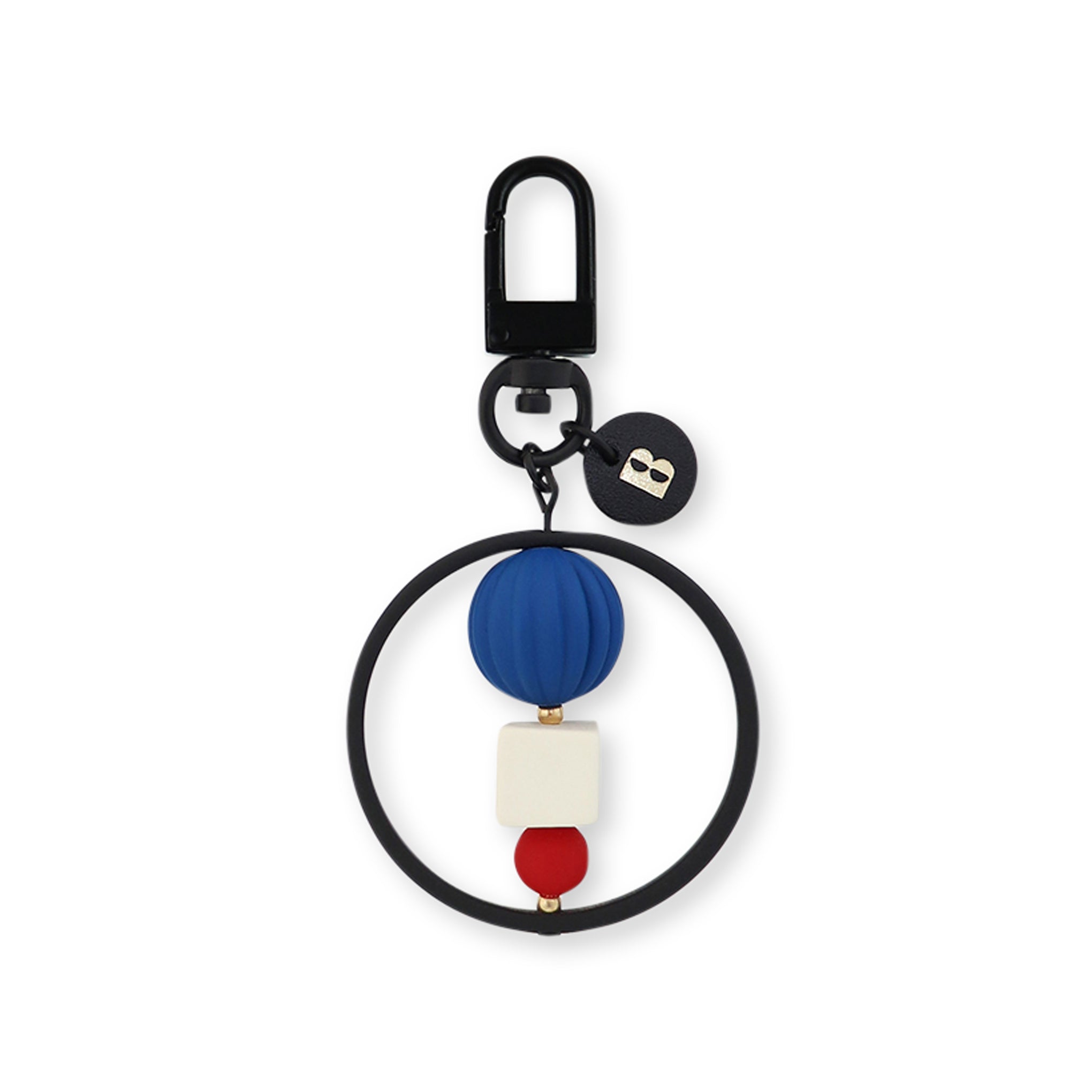 Blue Balcony Handmade Bead Charm Keychain - Earth