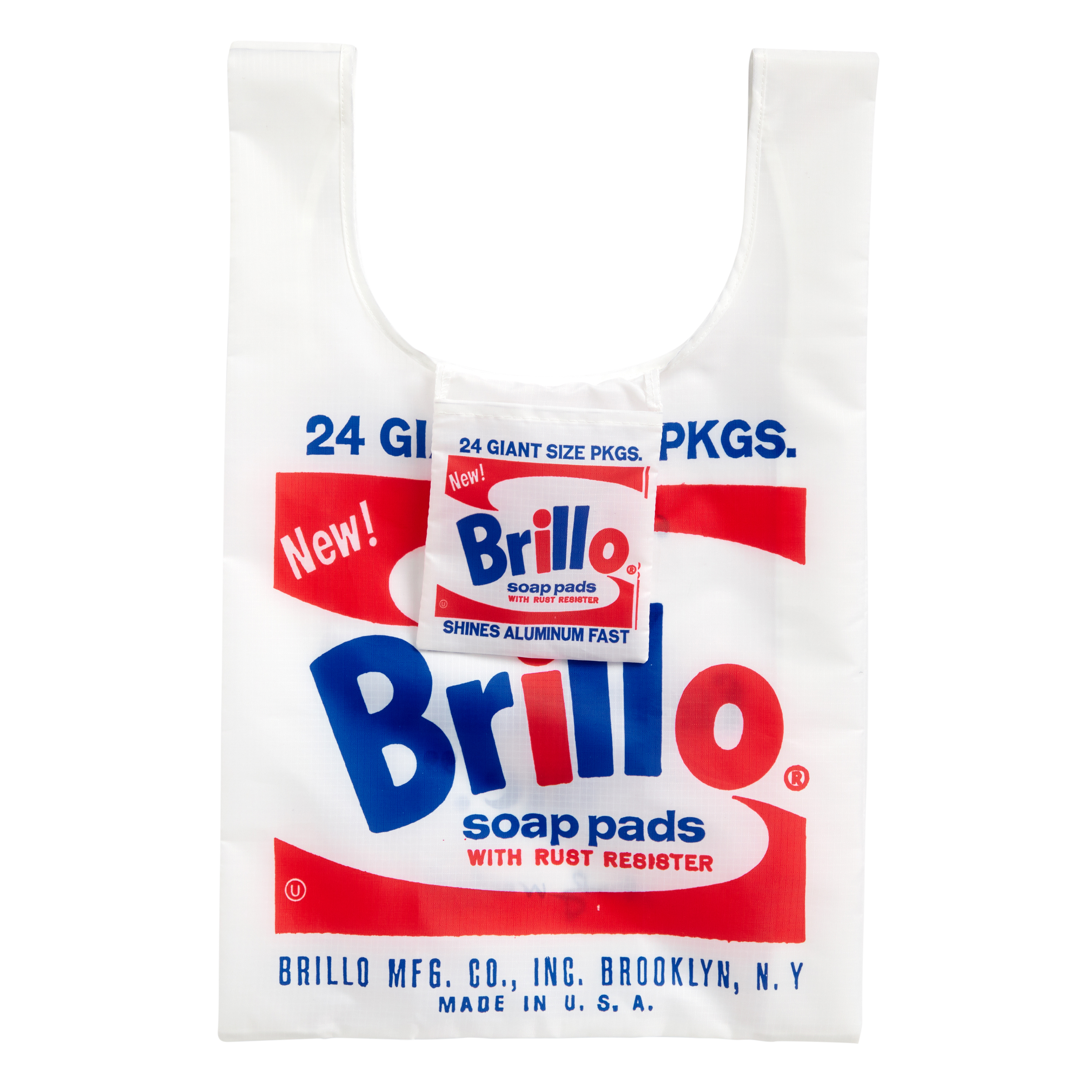 Andy Warhol Brillo Tote Bag - Cotton Pop Art Shopping Bag