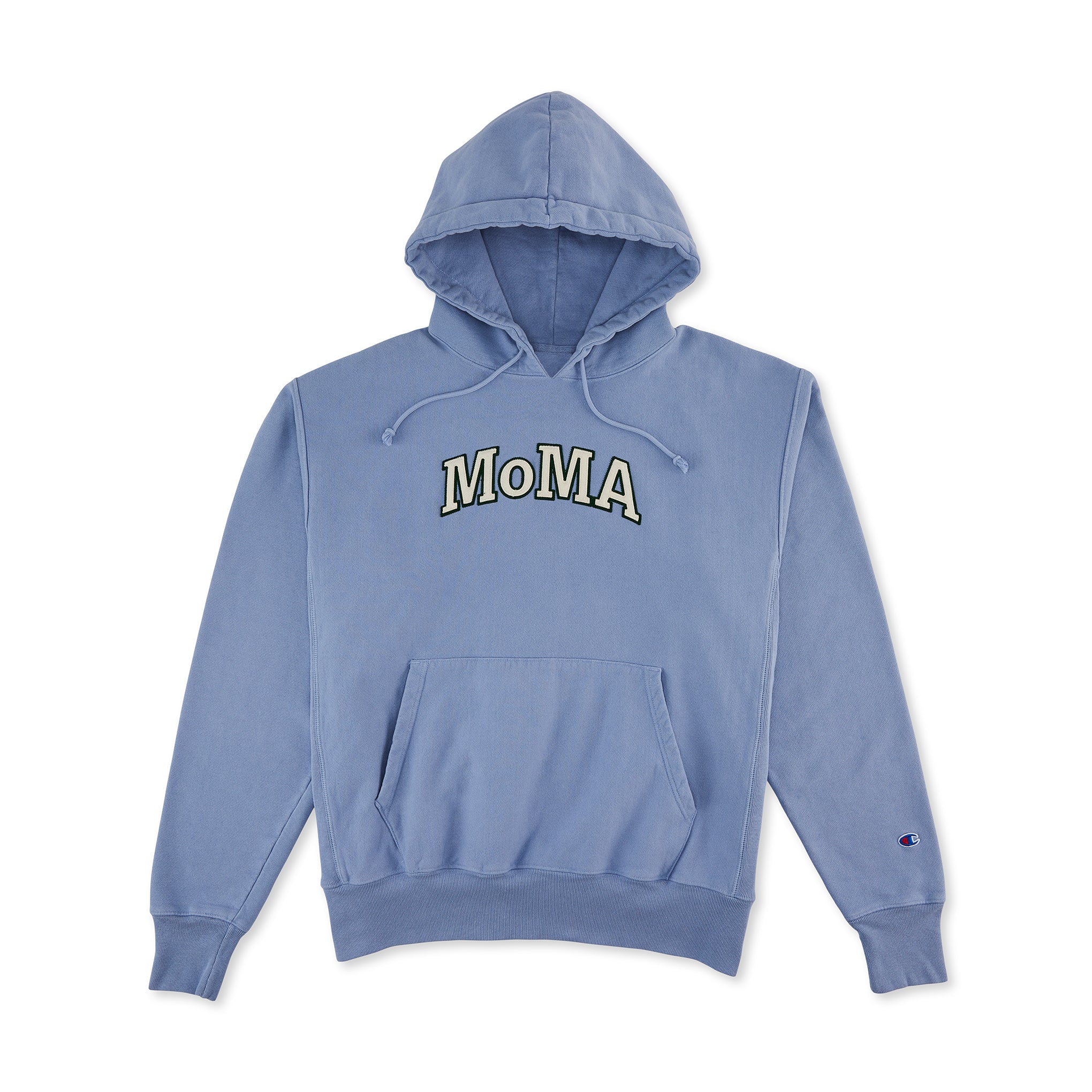 Champion MoMA Edition Hoodie - Garment-Dyed Wildflower Blue