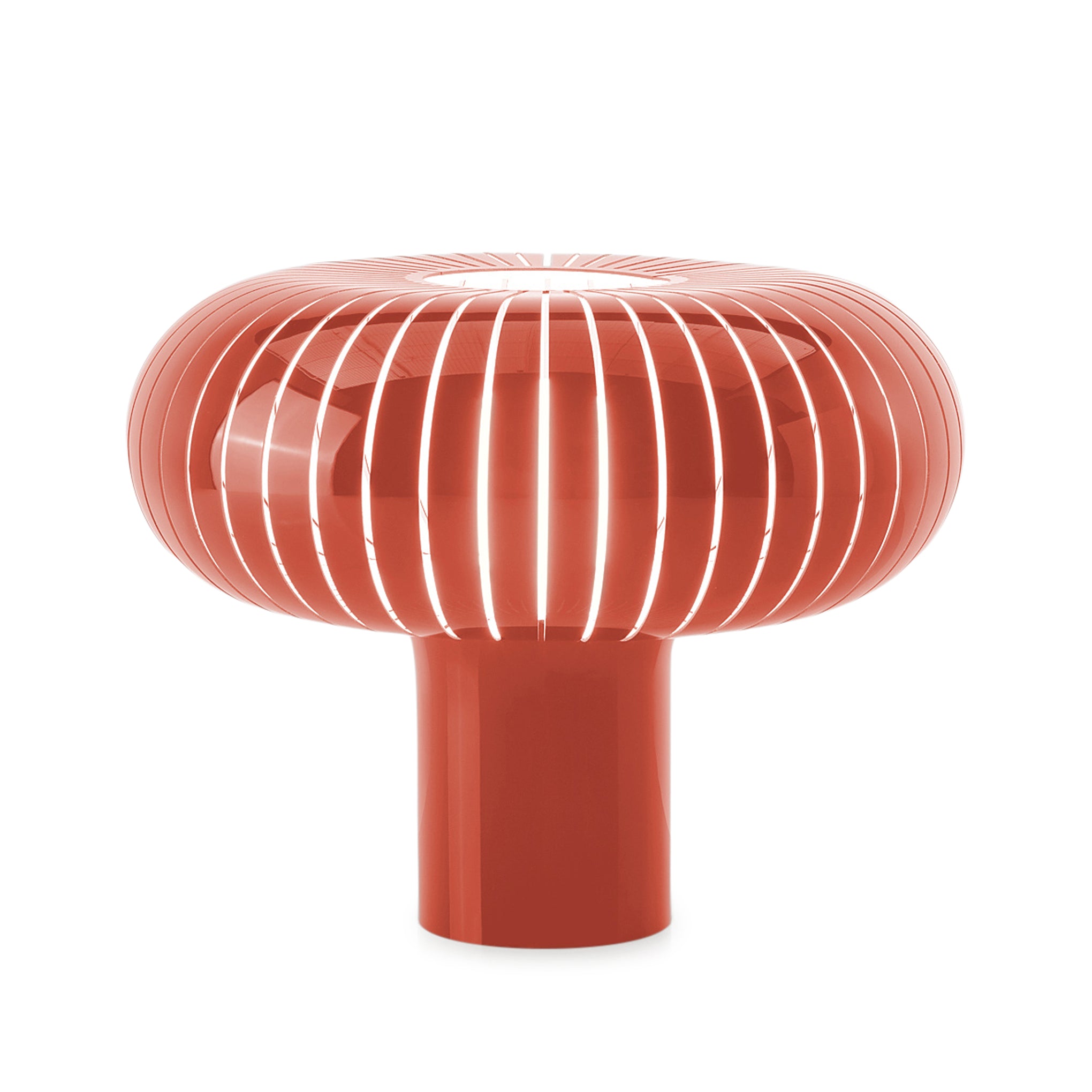 Kartell Teresa Recycled Acrylic Table Lamp - Orange LED Light