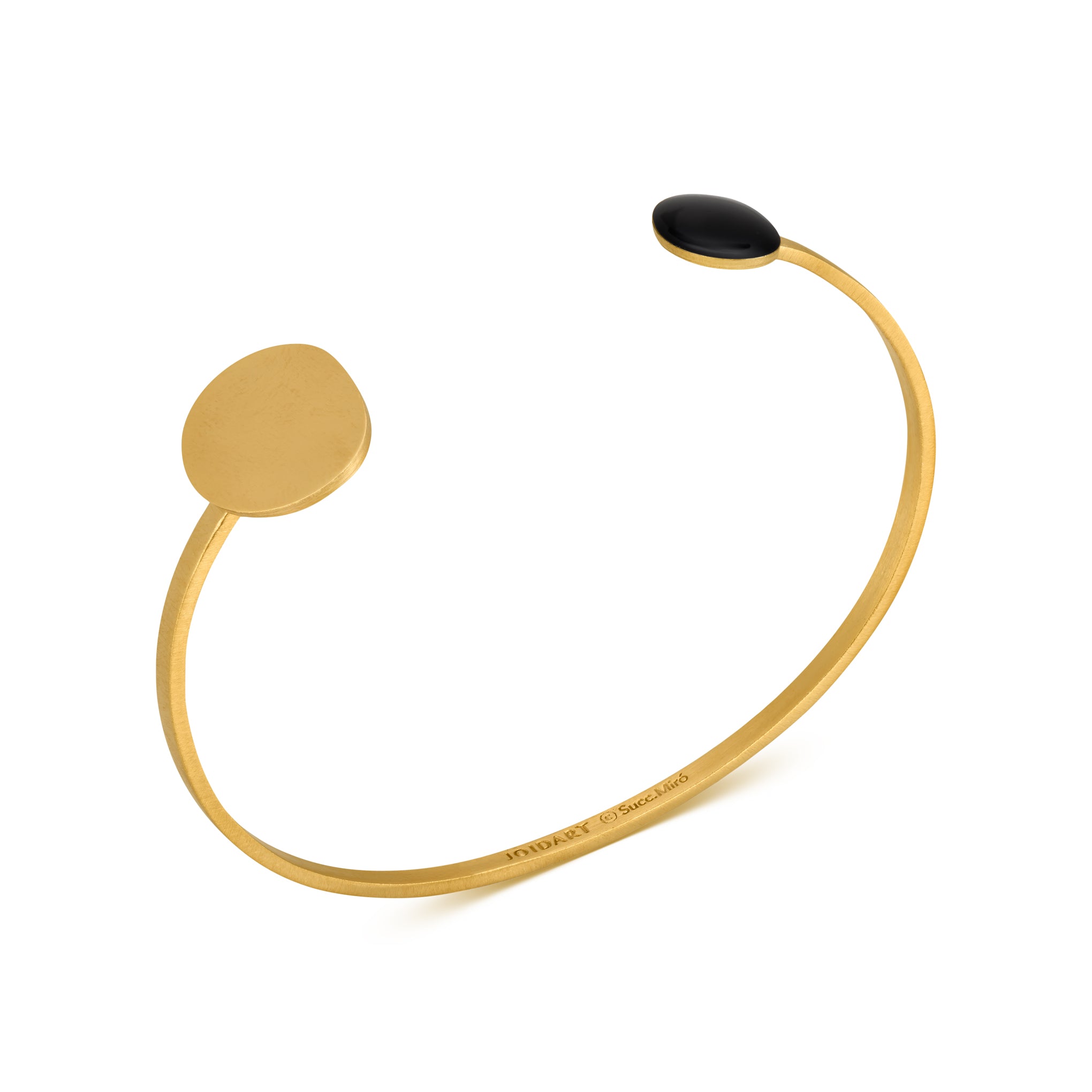 Joan Miró 24k Gold-Plated Art Cuff Bracelet