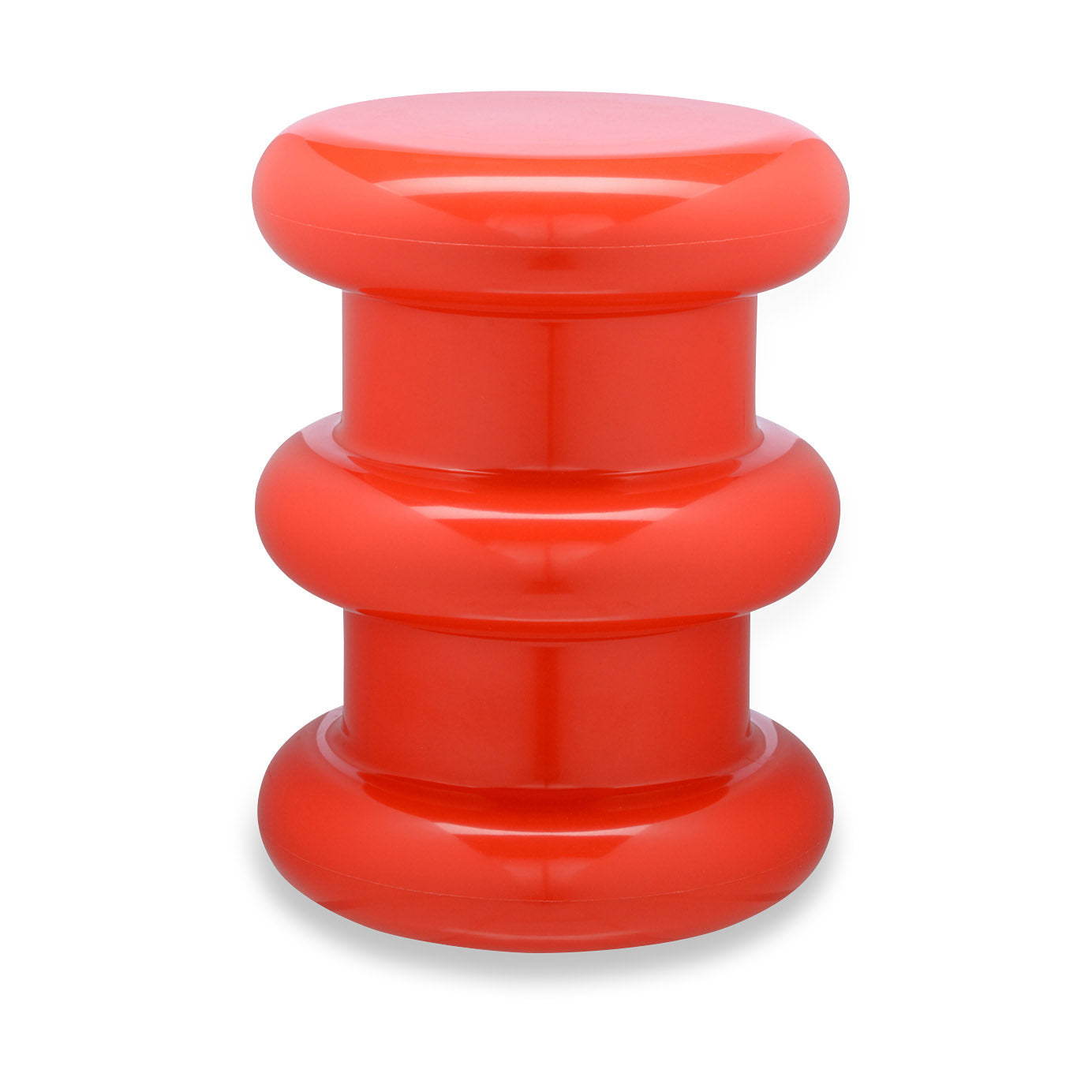 Kartell Red Pilastro Side Table for Indoor & Outdoor Use