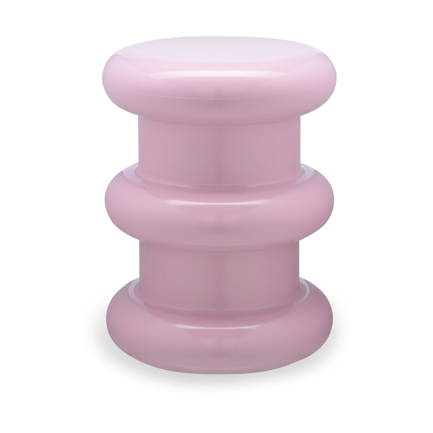 Kartell Pink Pilastro Side Table for Indoor & Outdoor Use