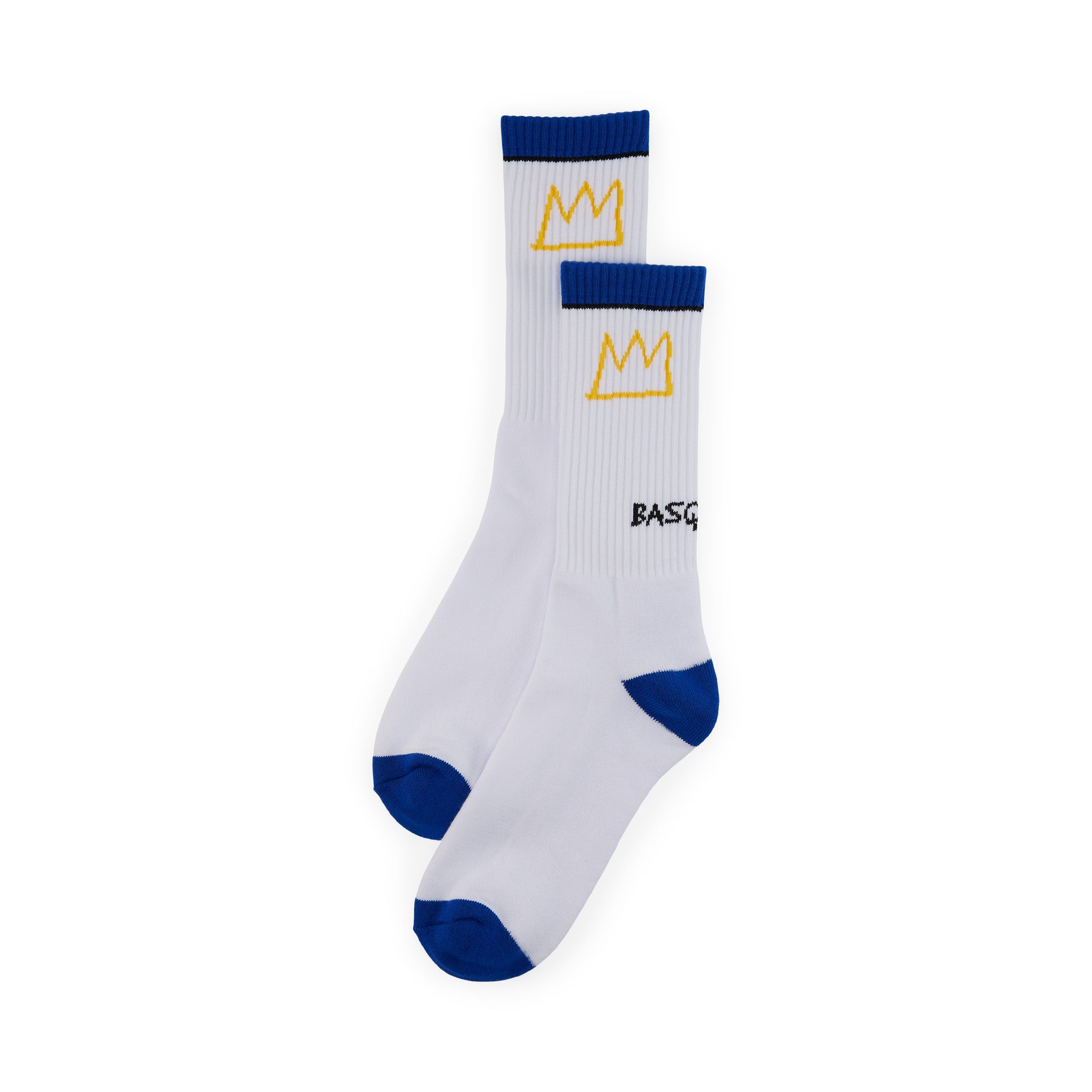 Jean-Michel Basquiat Crown Socks - Artist Design Cotton Blend
