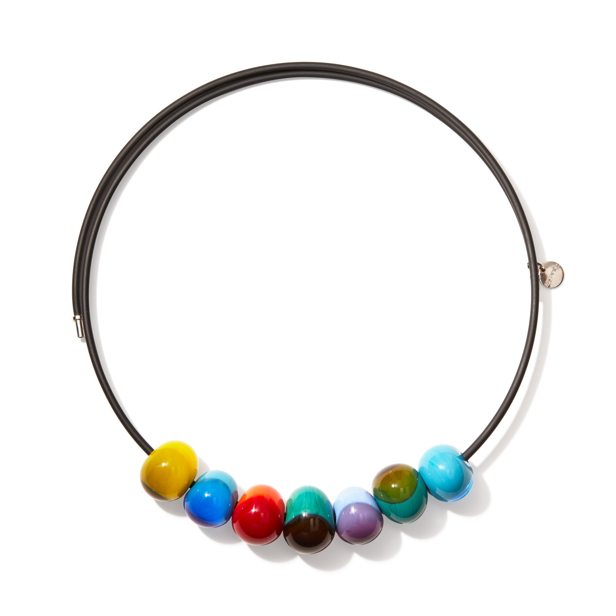 Macchia Glass Sphere Necklace – Handmade Murano Jewelry