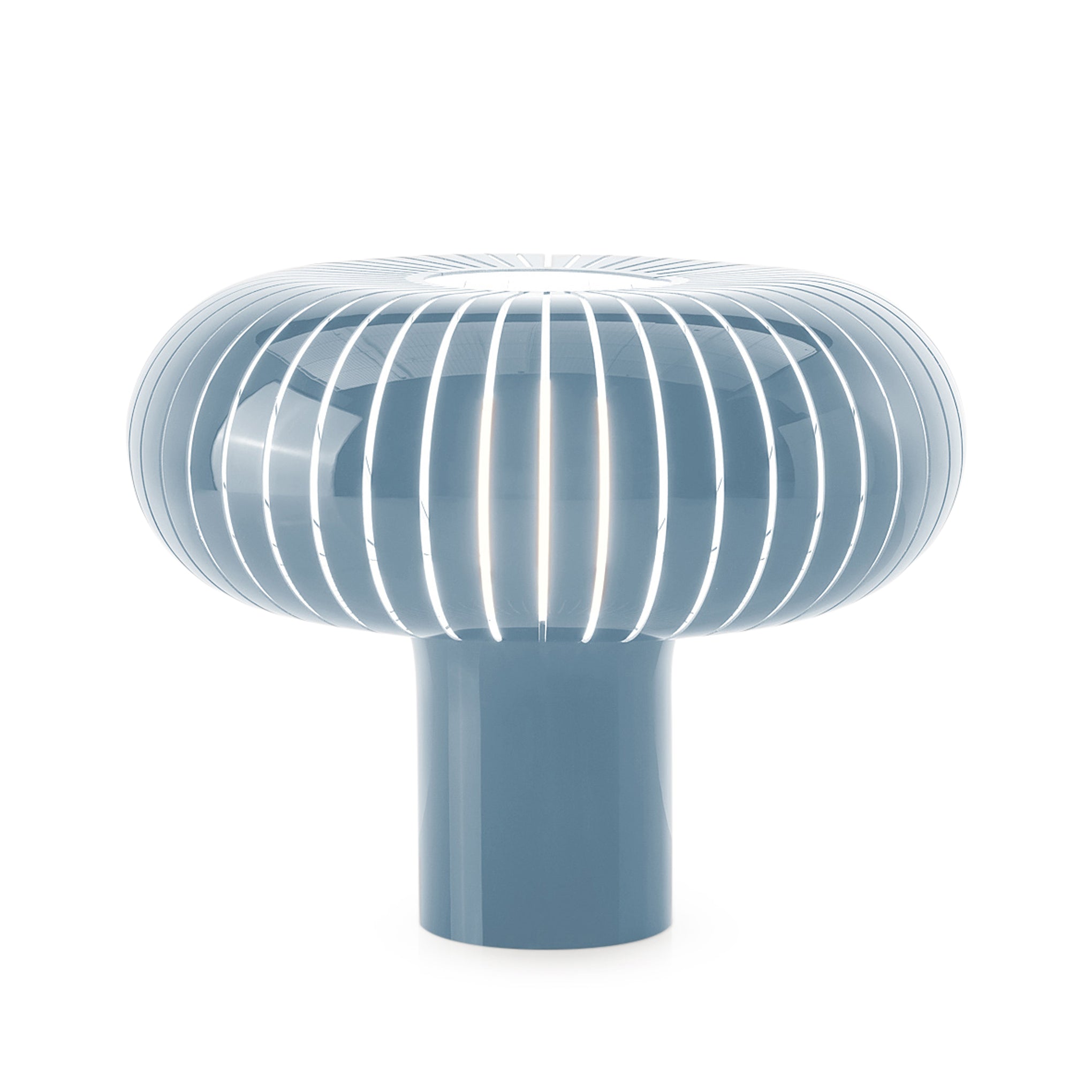 Kartell Teresa Recycled Acrylic Table Lamp - Sky Blue LED Light