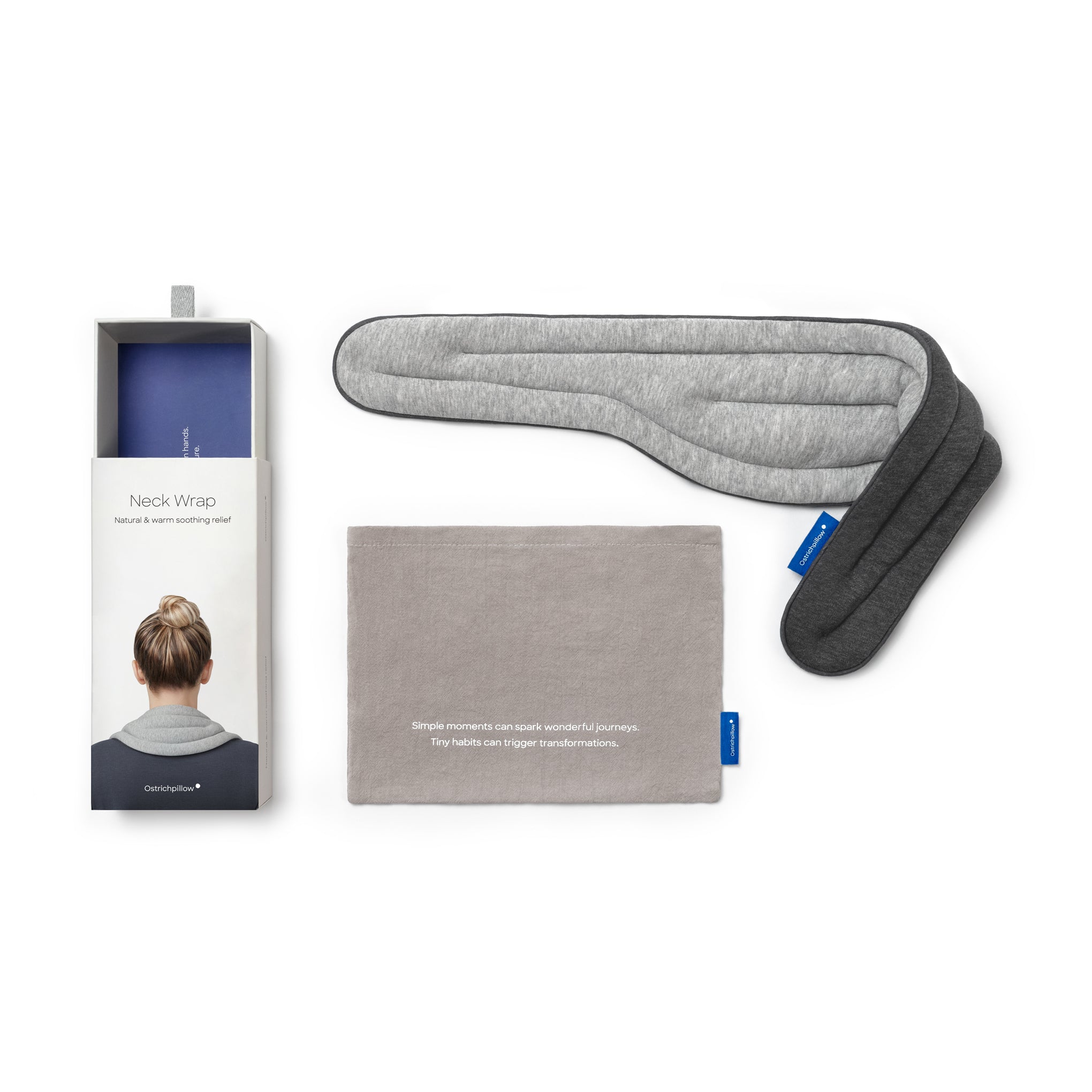 Ostrichpillow Heating & Cooling Neck Wrap for Pain Relief & Relaxation