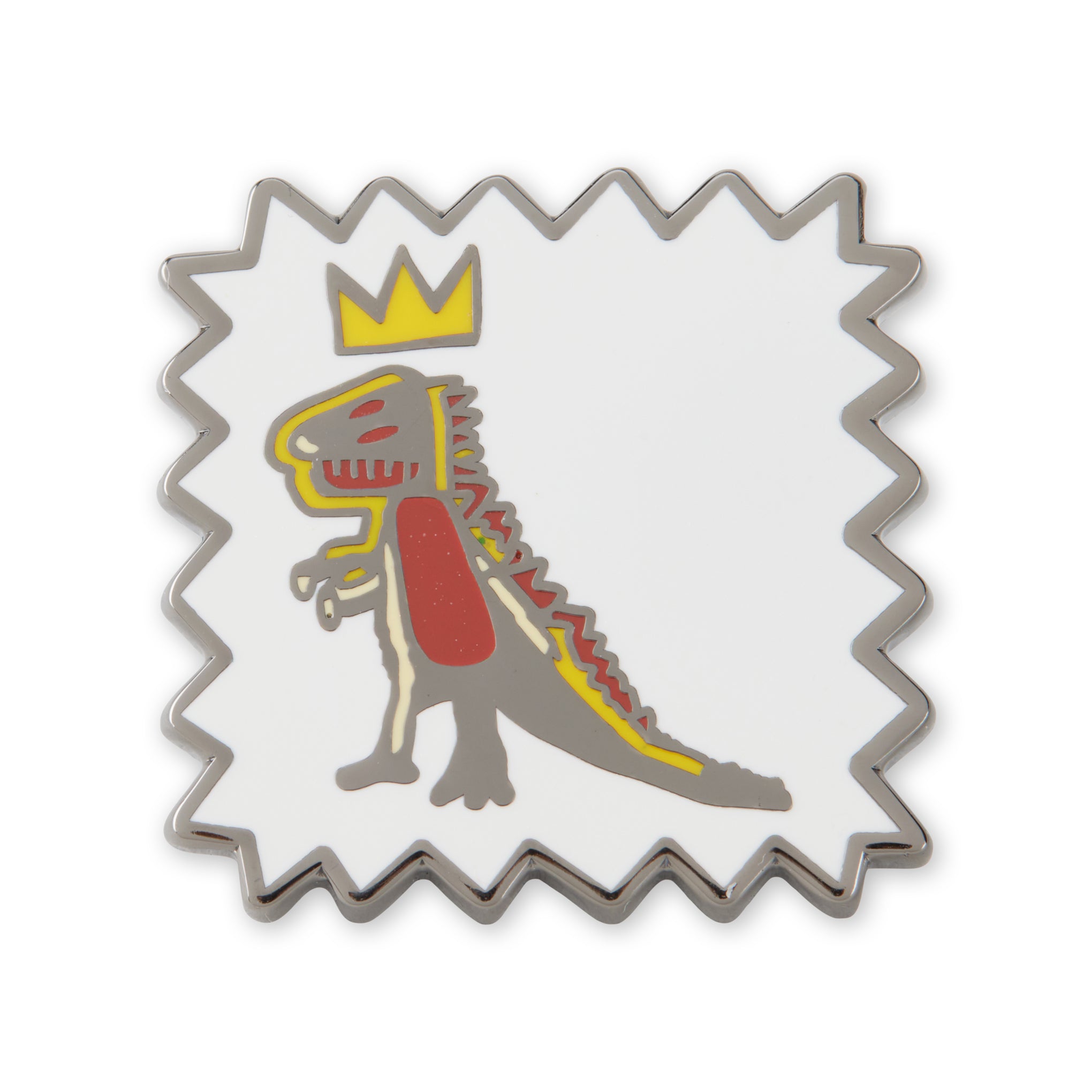 Jean-Michel Basquiat Crowned T-Rex Enamel Pin