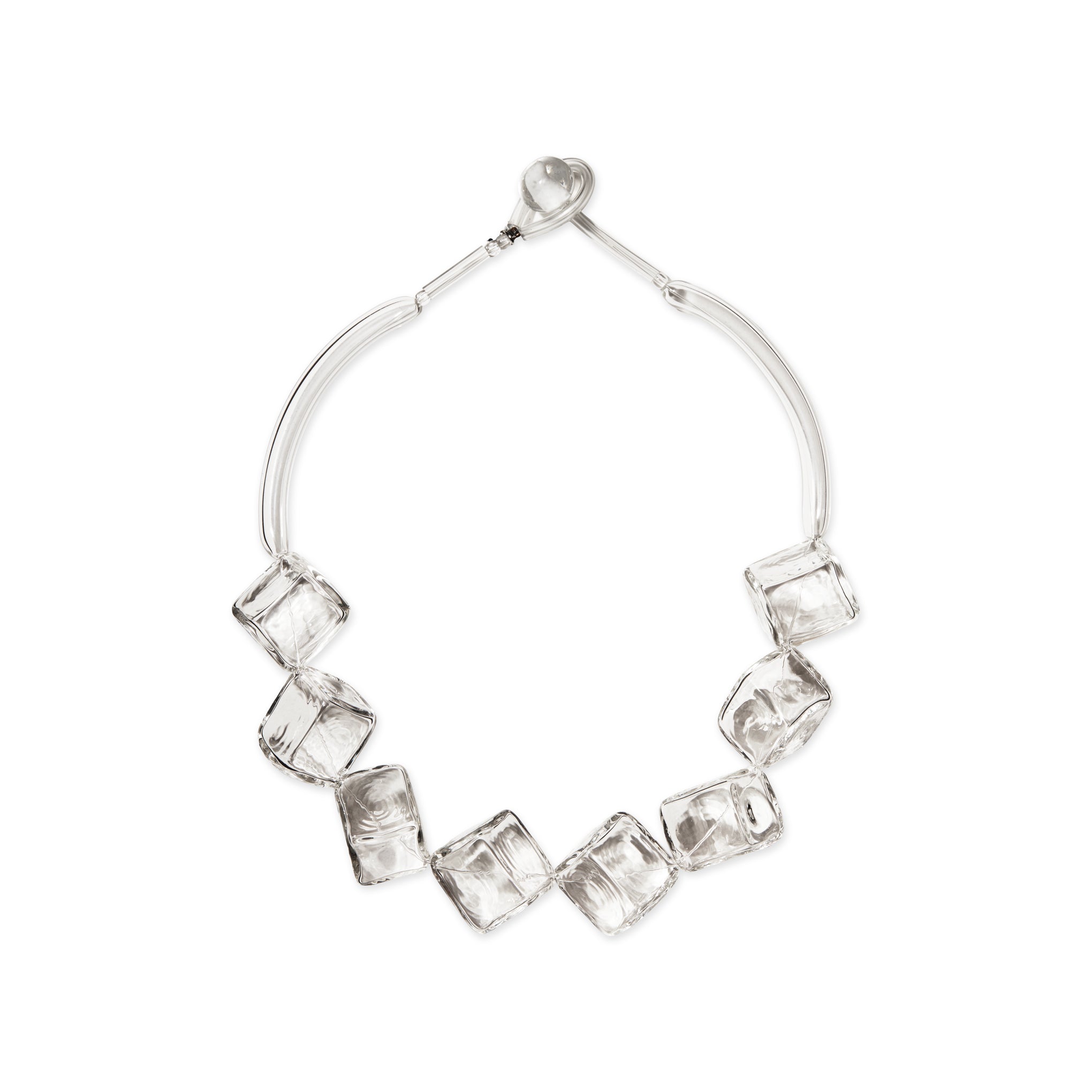Murano Glass Ice Cube Necklace – Handmade in Italy by Sent Sisters