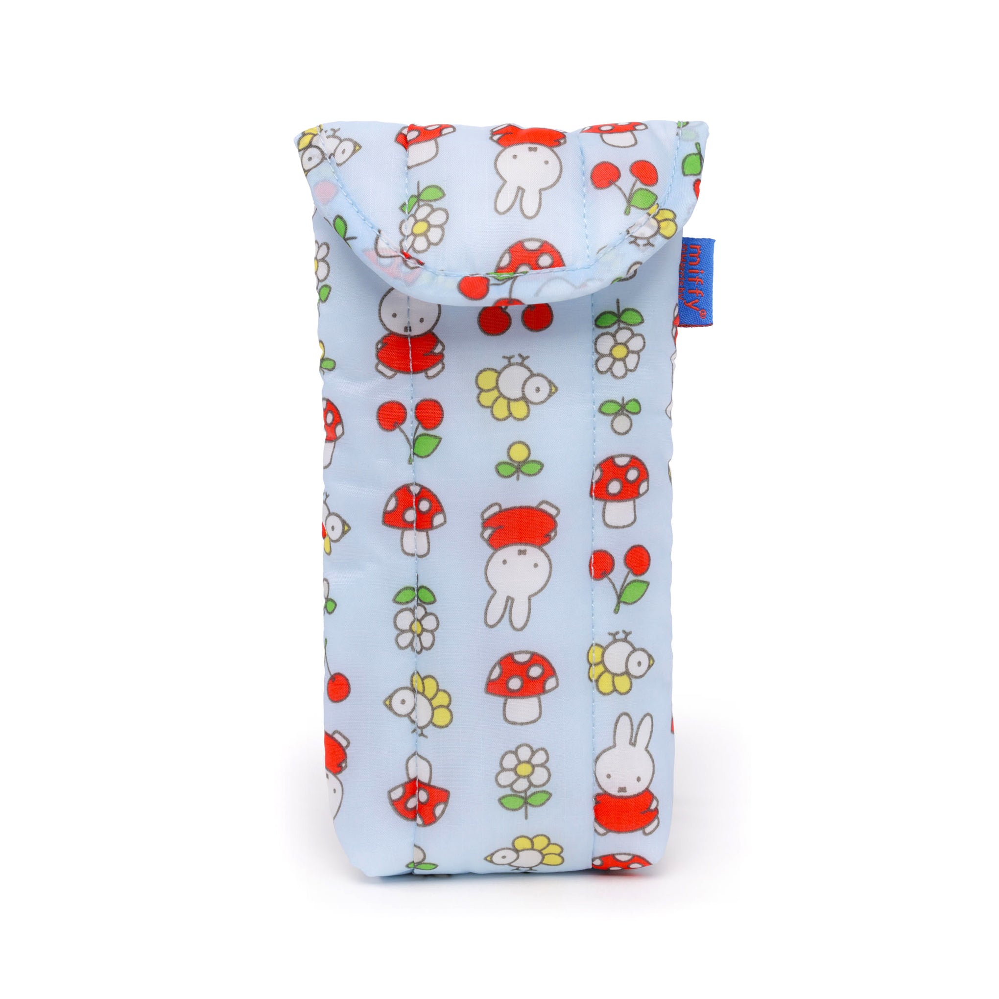 Miffy Baggu Recycled Nylon Eyeglasses Case with Magnetic Closure