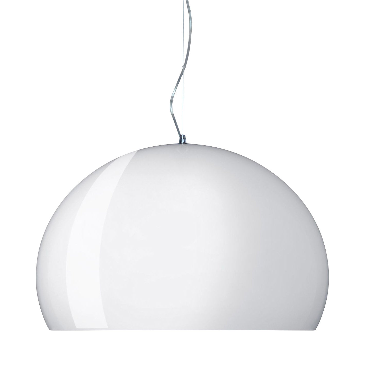 Kartell FL/Y Crystal Pendant Light - Modern Dome Design