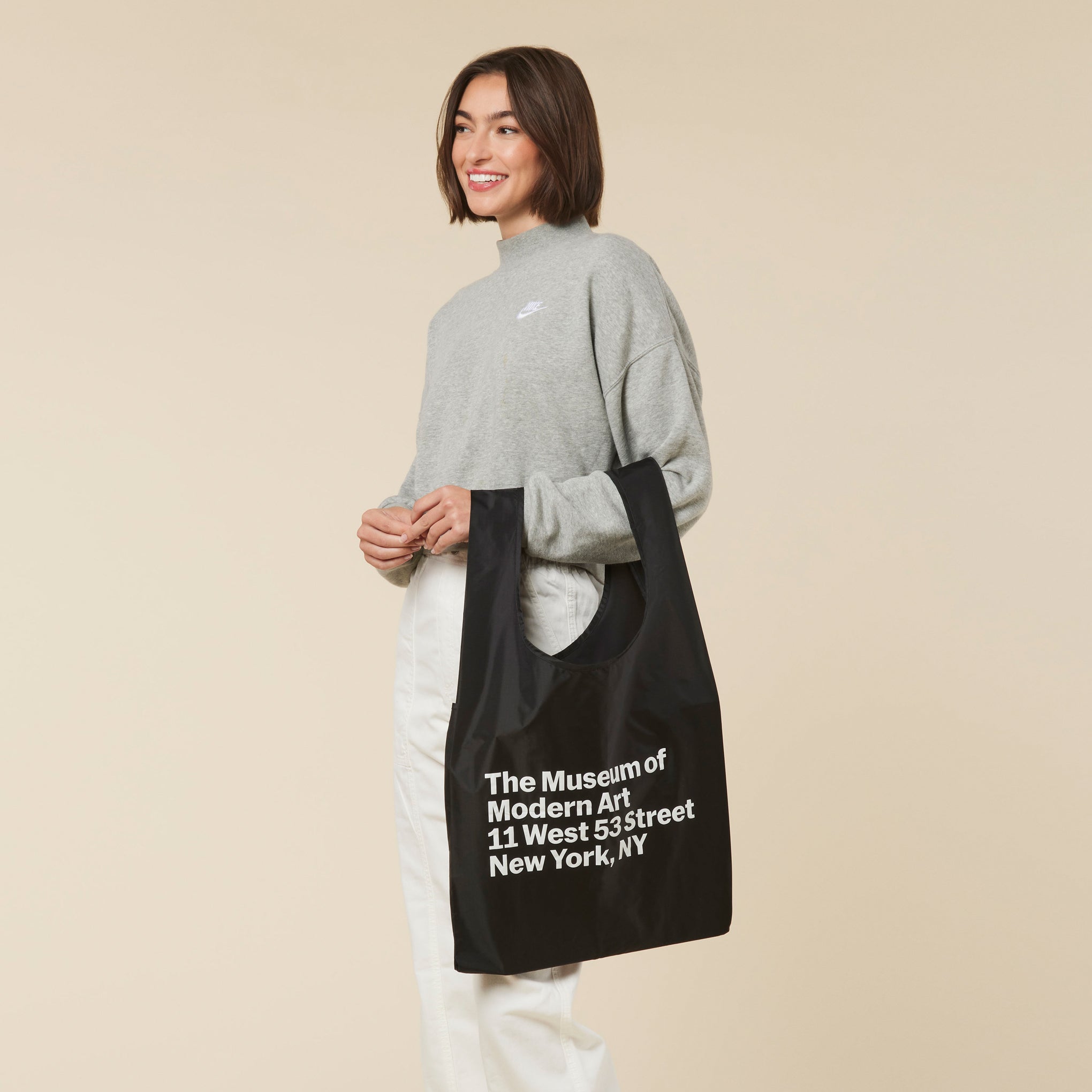 Baggu Recycled Nylon Tote Bag - Eco-Friendly MoMA Exclusive