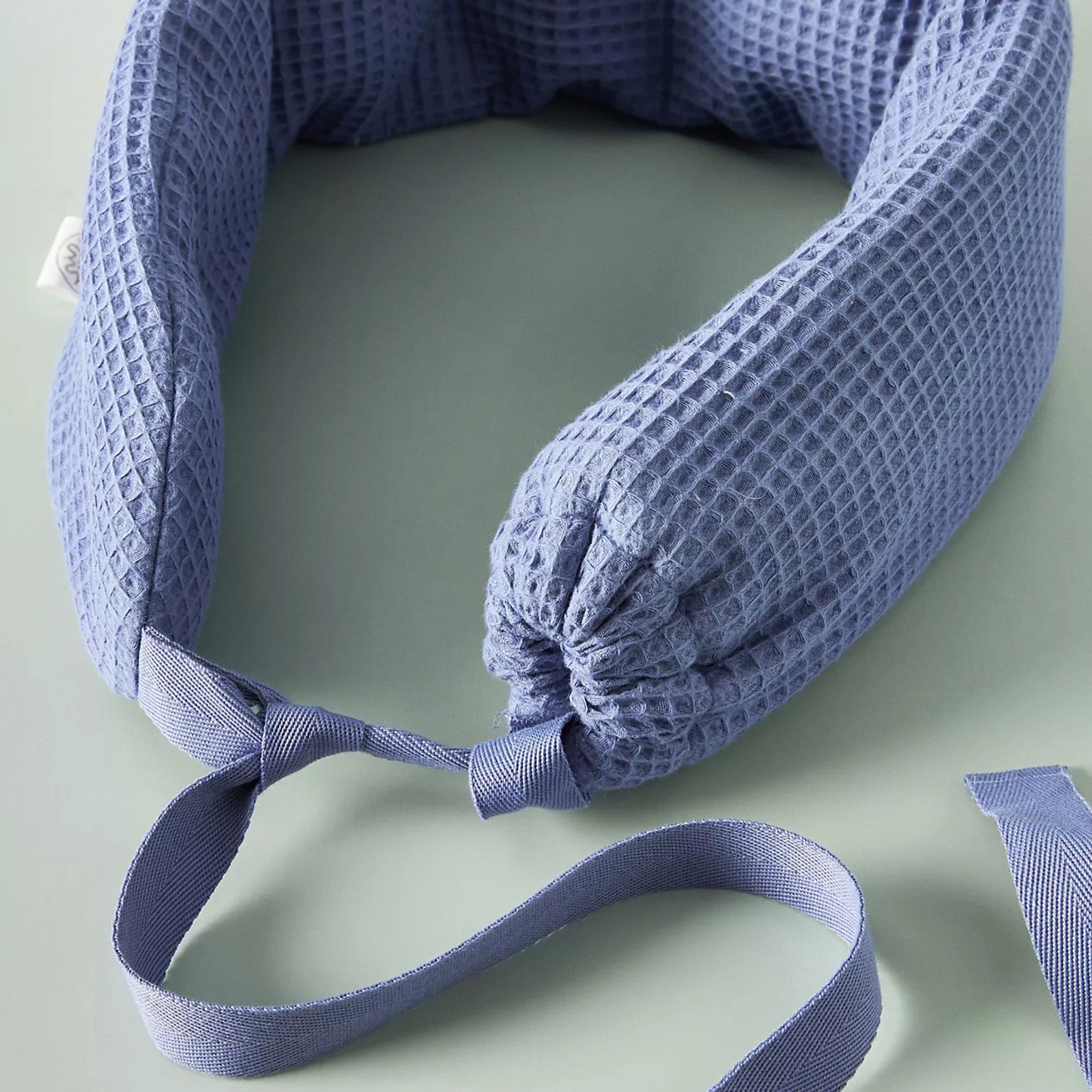 Richard Yu Long Cotton Waffle Hot & Cold Water Bottle - Eco-Friendly, Adjustable Strap