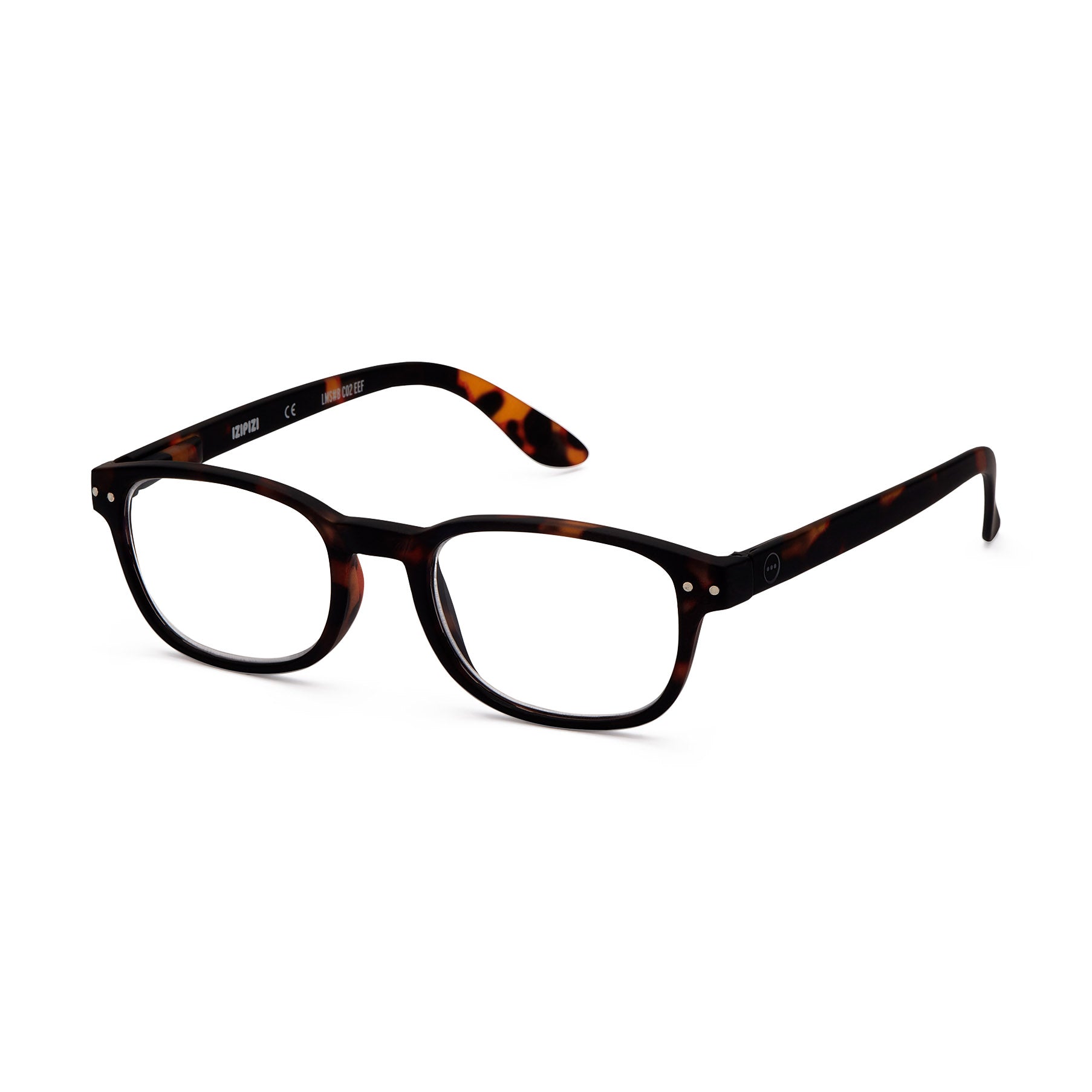 IZIPIZI Tortoise Rectangular Reading Glasses +1 to +2.5