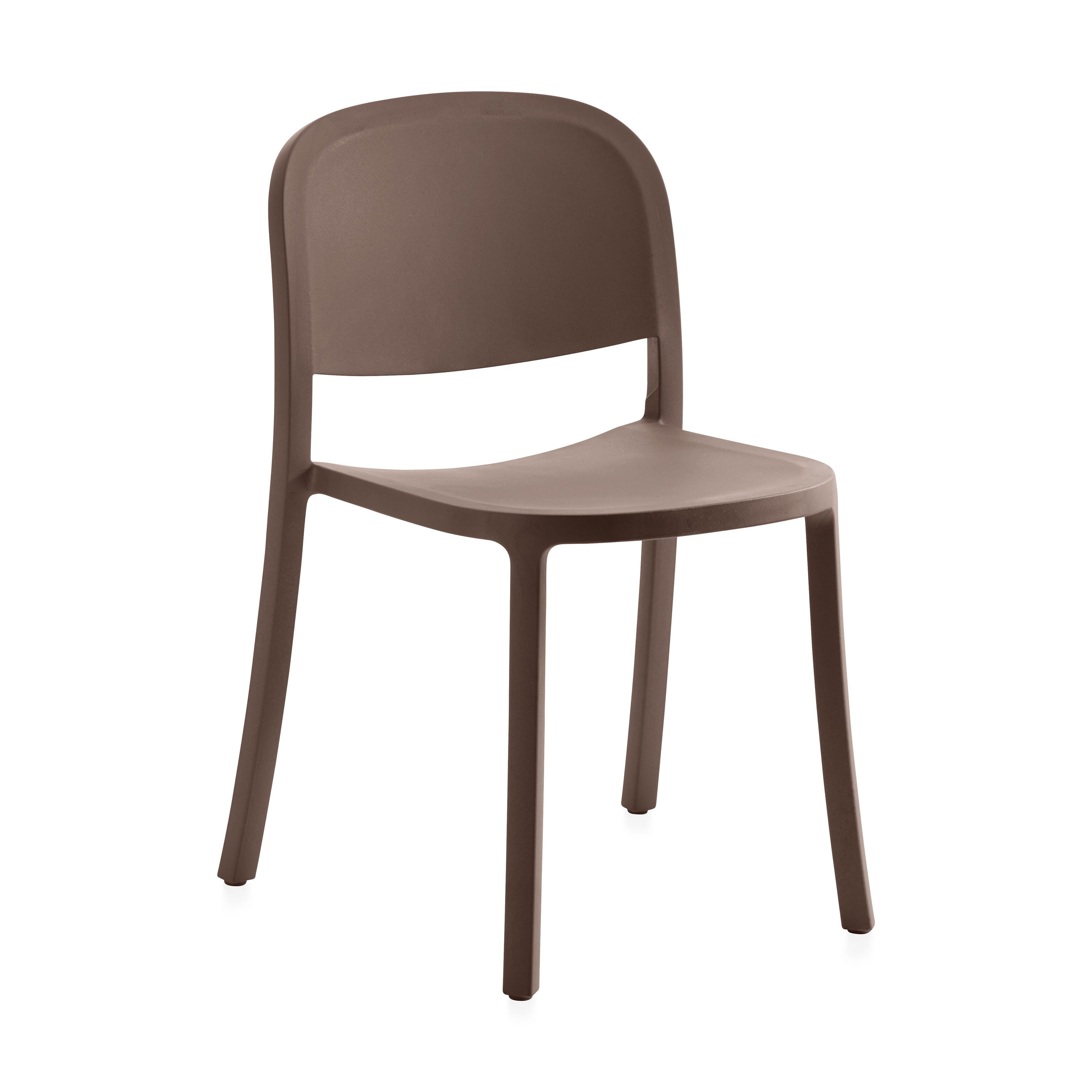 Emeco Brown Reclaimed Stacking Chair - Eco-Friendly Design