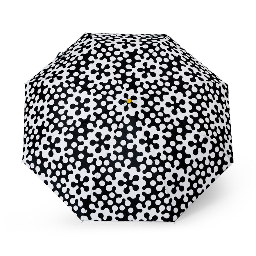 Dusen Dusen Automatic Black & White Pattern Umbrella