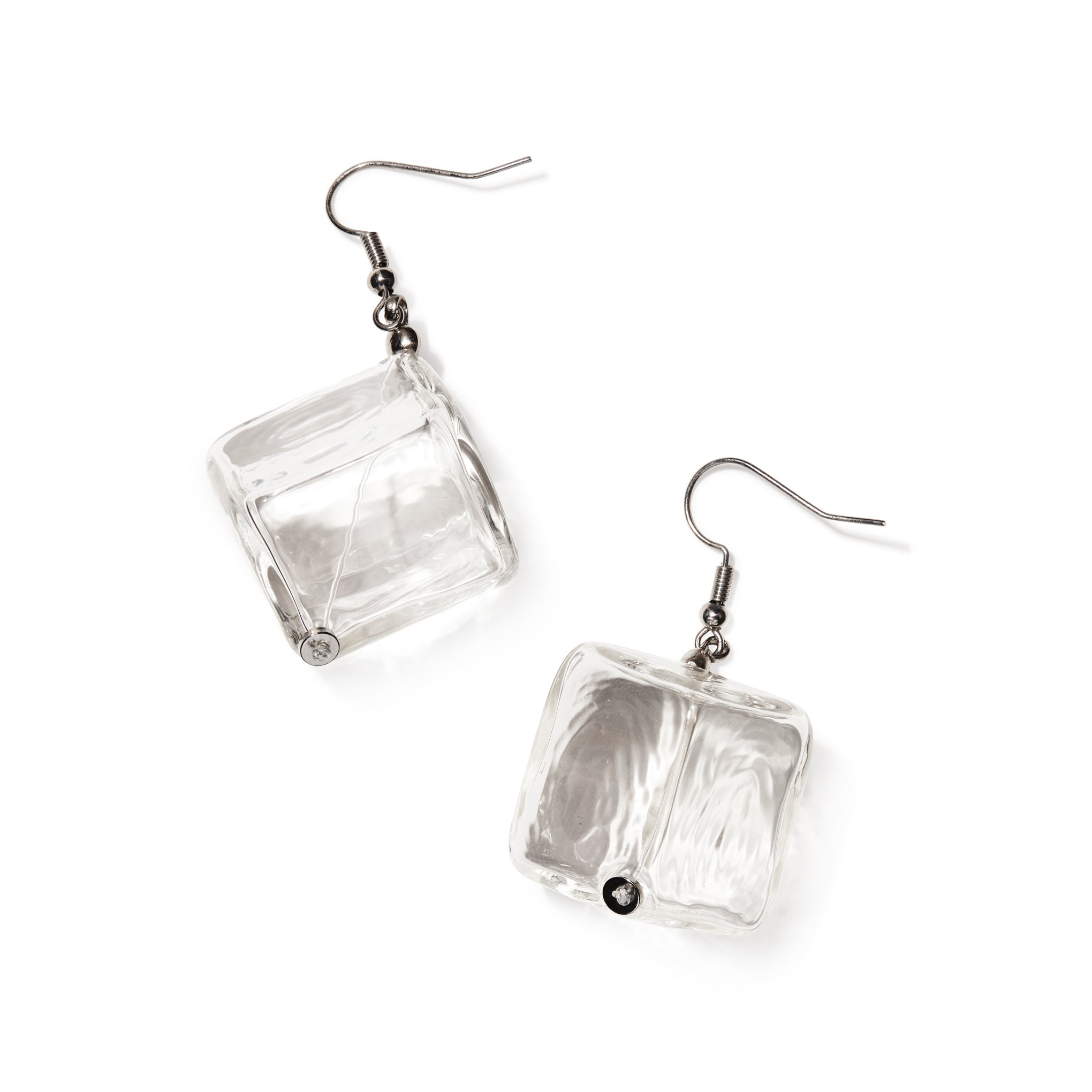 Murano Glass Ice Cube Earrings by Sent Sisters – Handmade in Italy